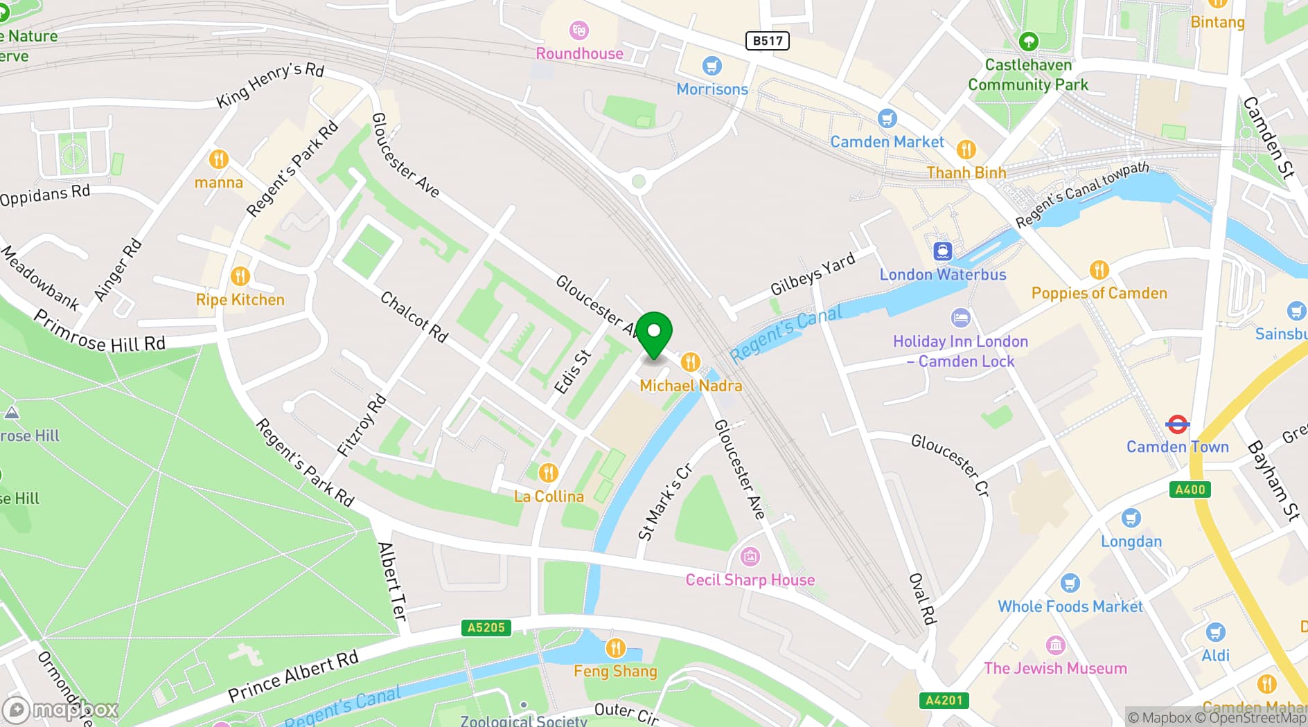 Map showing The Engineer