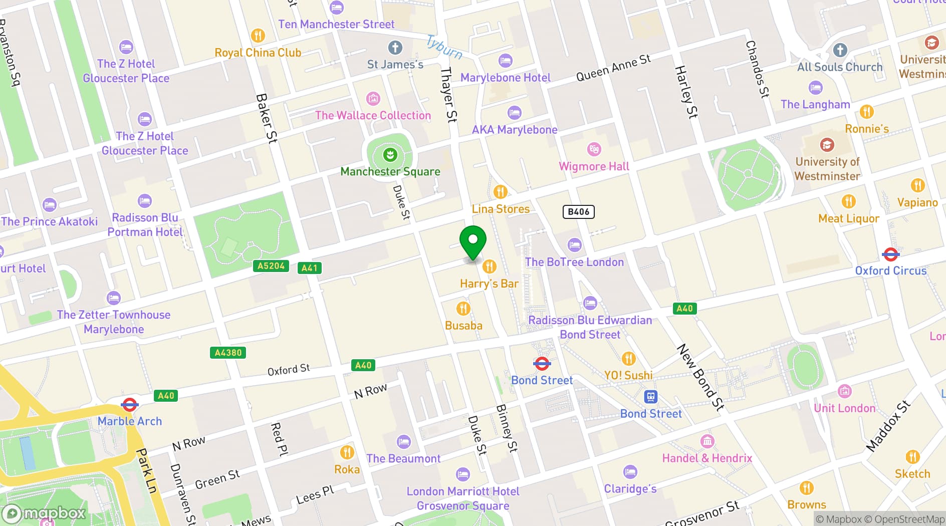 Map showing Ping Pong St Christopher Place