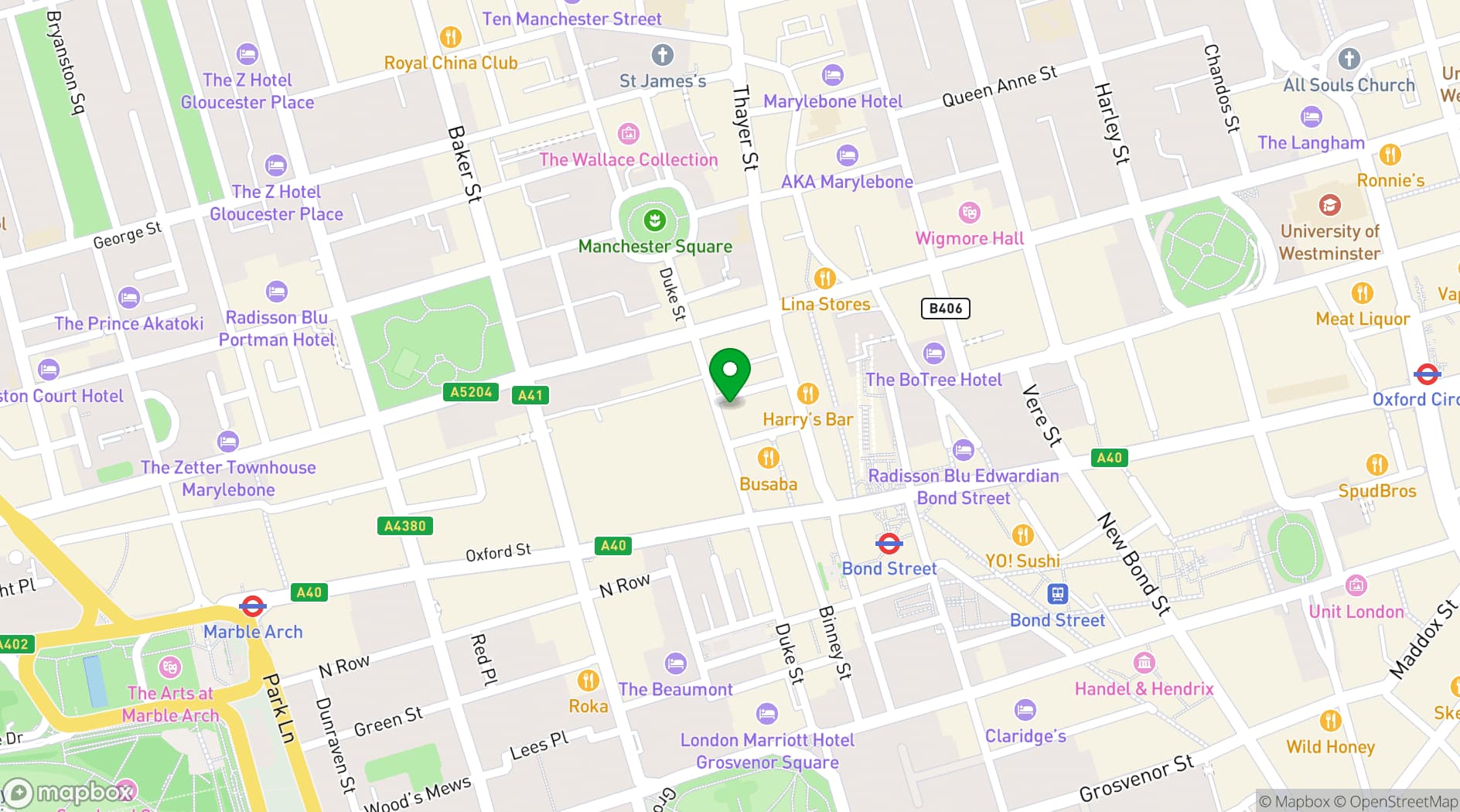 Map showing FAM Bar