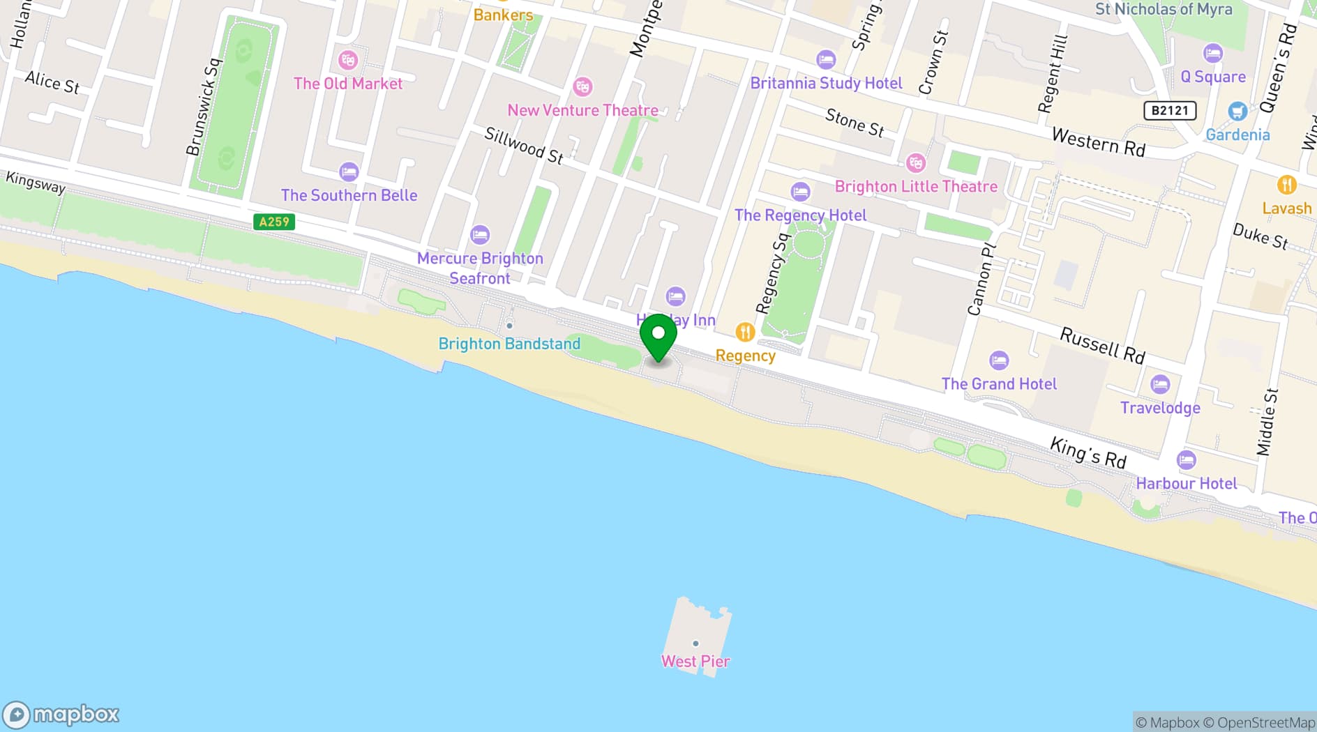 Map showing Drift