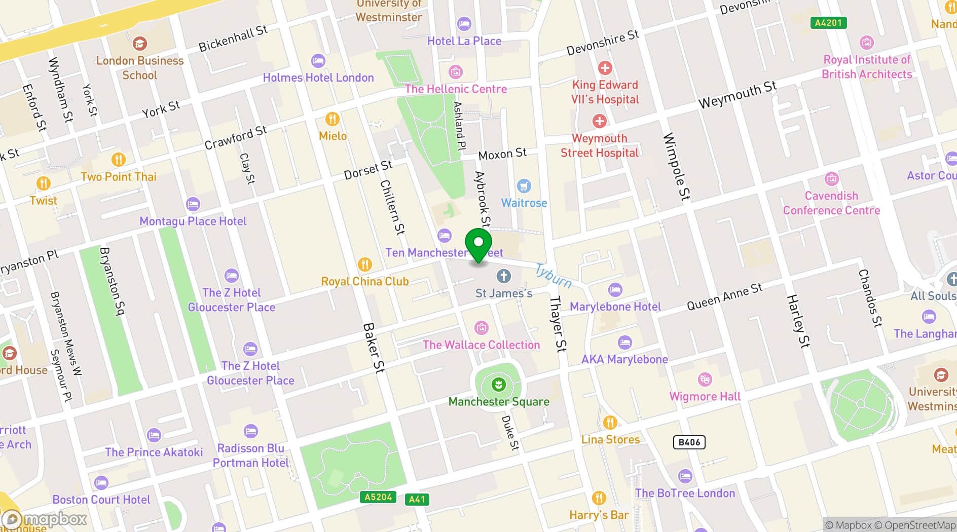 Map showing Trishna
