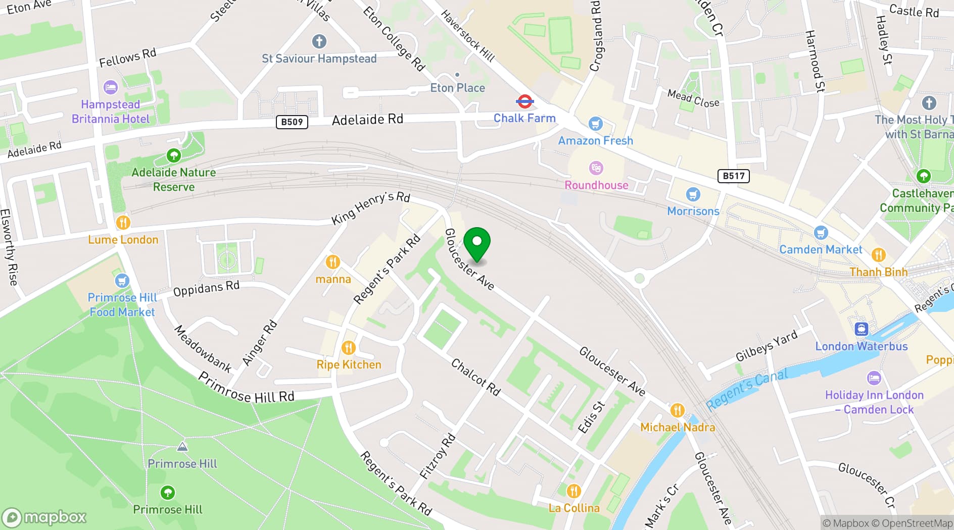 Map showing Missy Decor