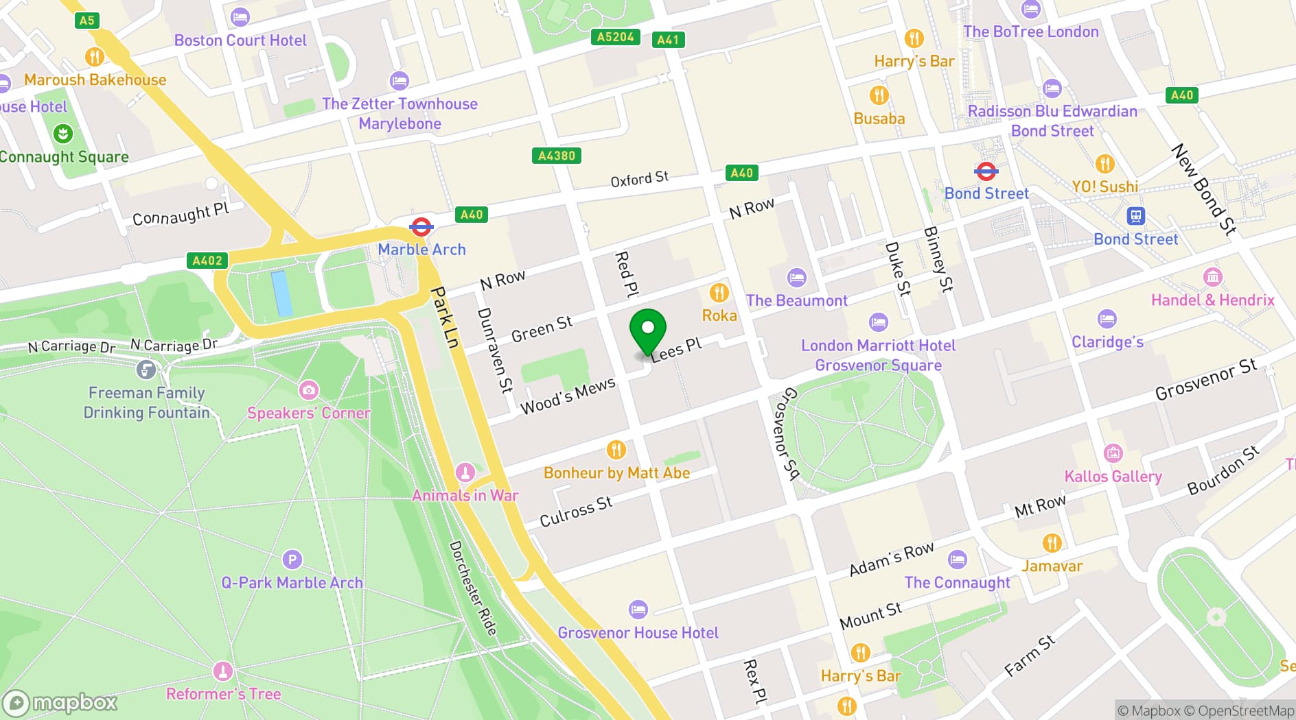 Map showing The Chancery Rosewood