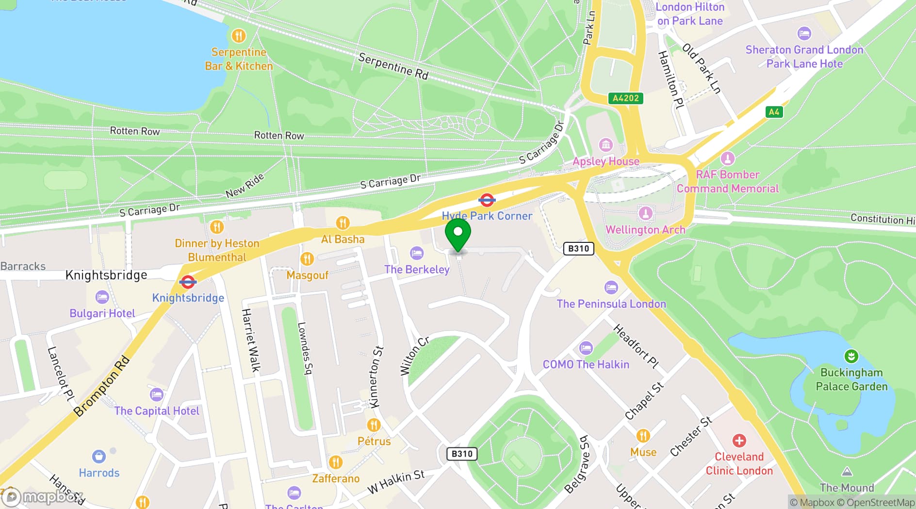 Map showing The Emory