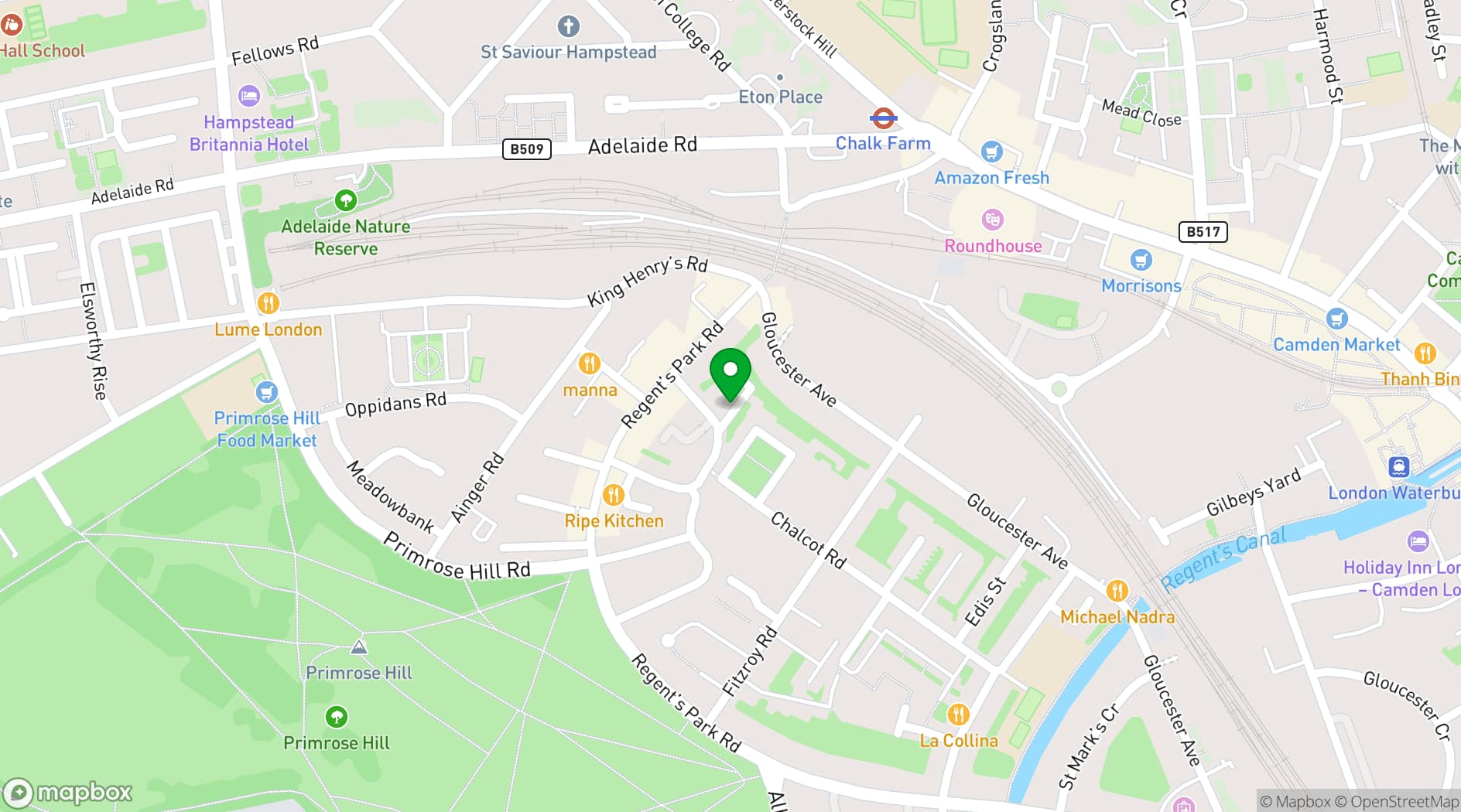 Map showing Soul Studio