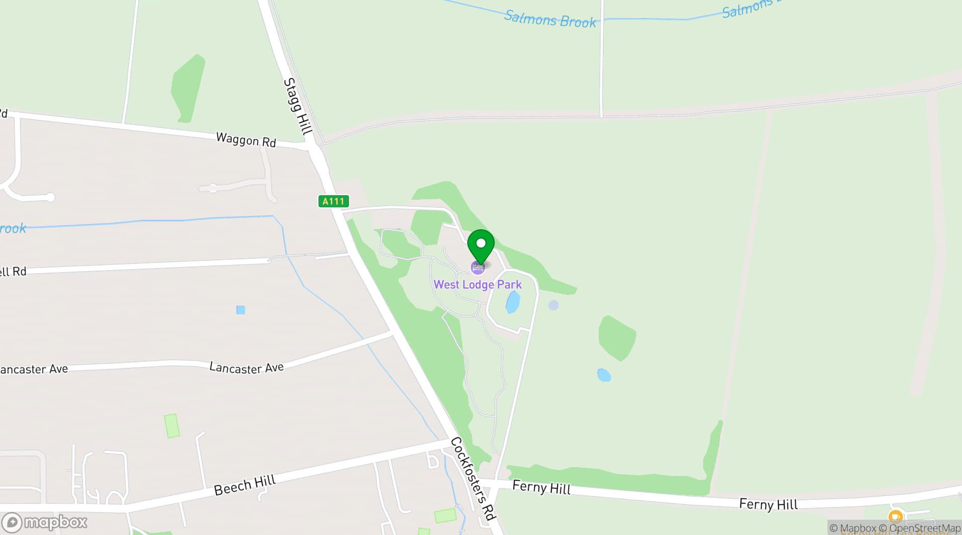 Map showing Mary Beale Restaurant