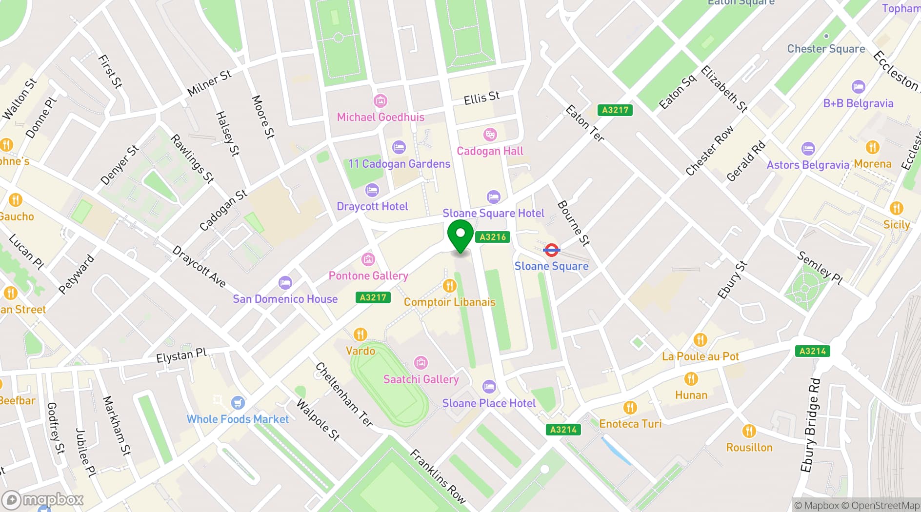 Map showing Vita Boutique Fitness