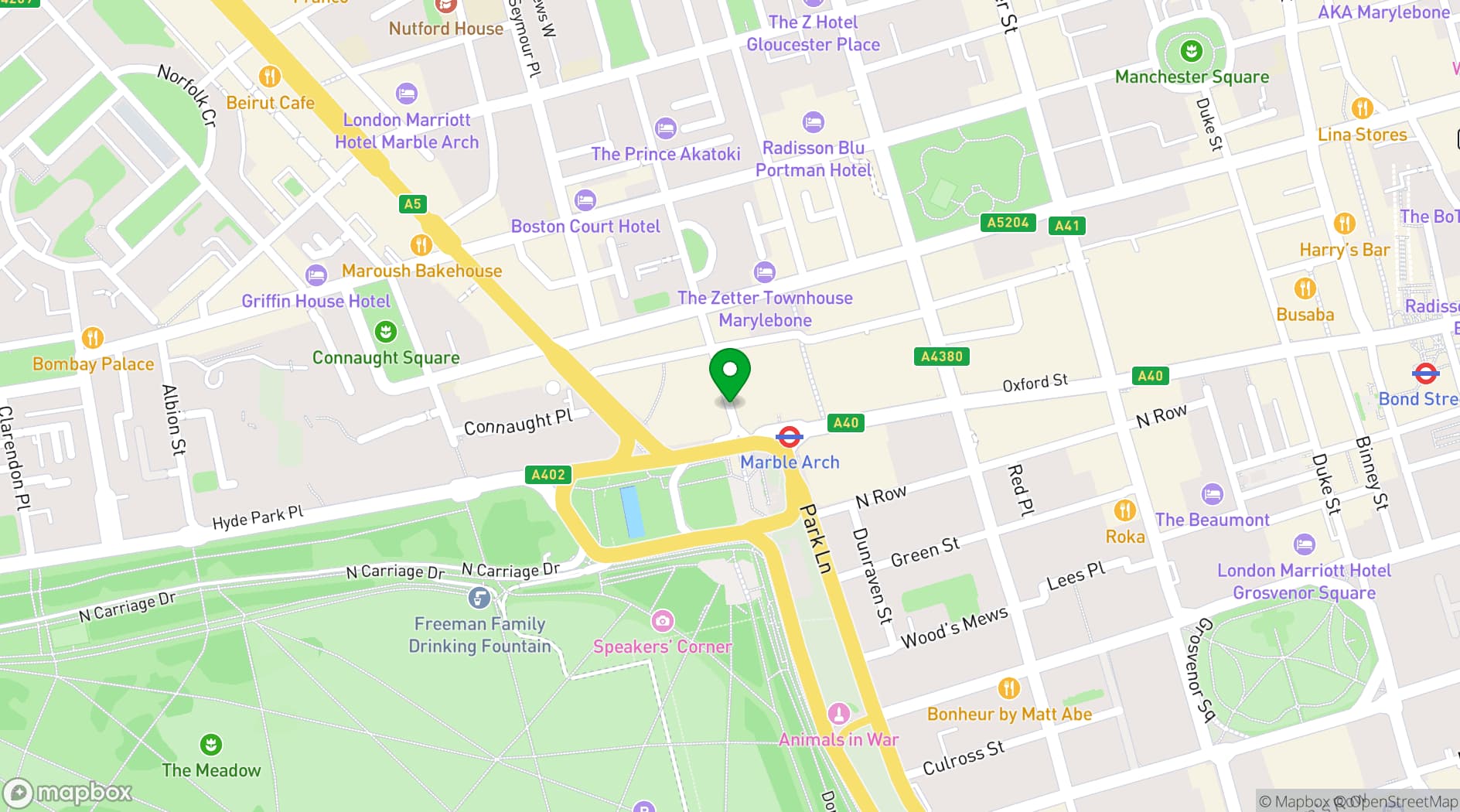 Map showing SOUND Cafe