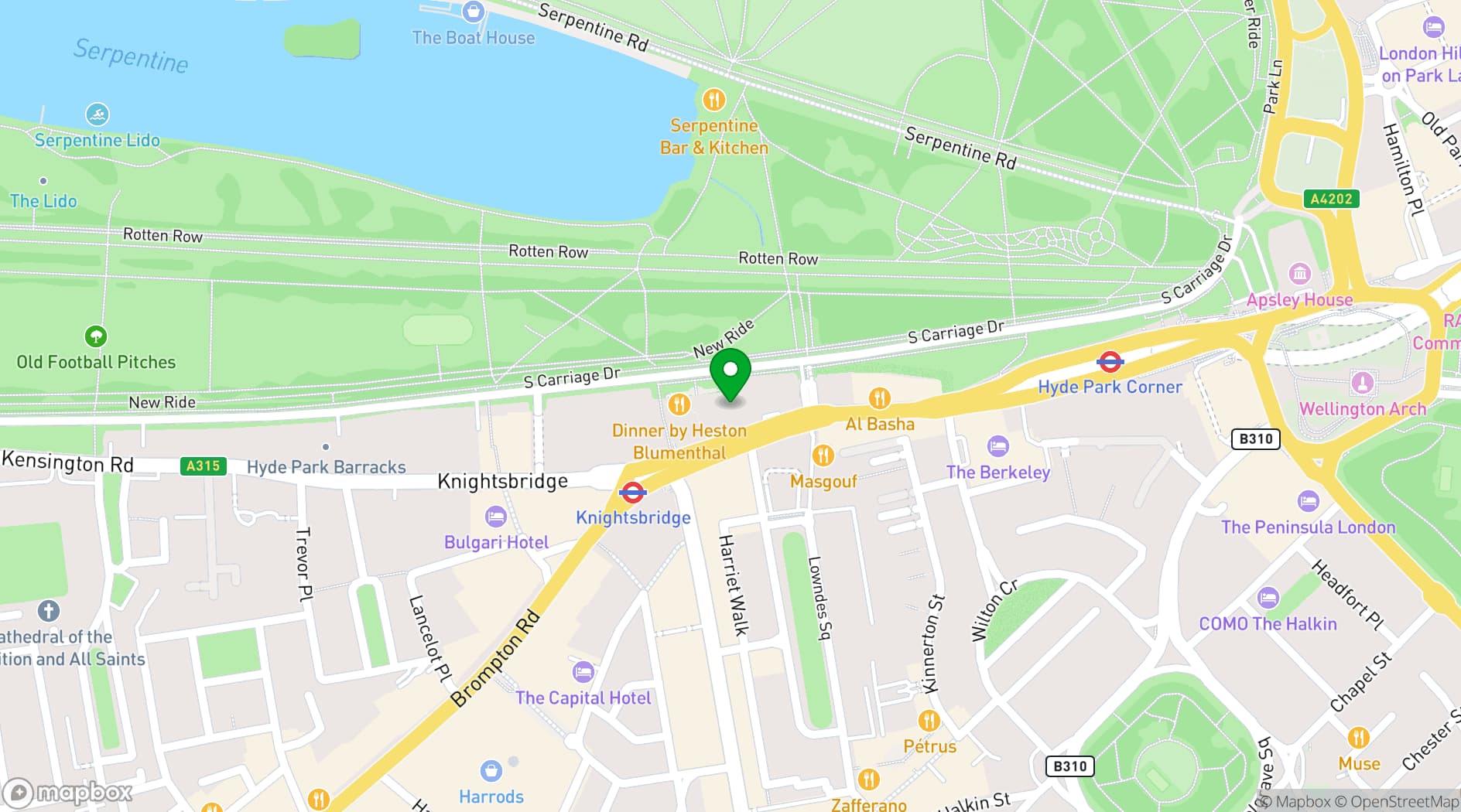 Map showing PAVILION City 