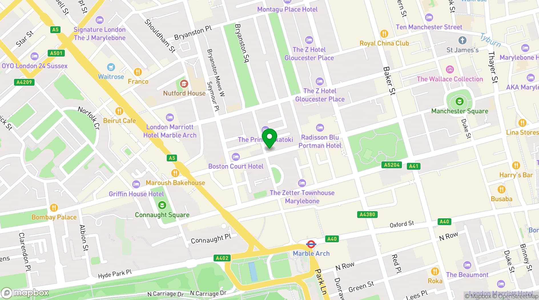 Map showing Home Grown Club