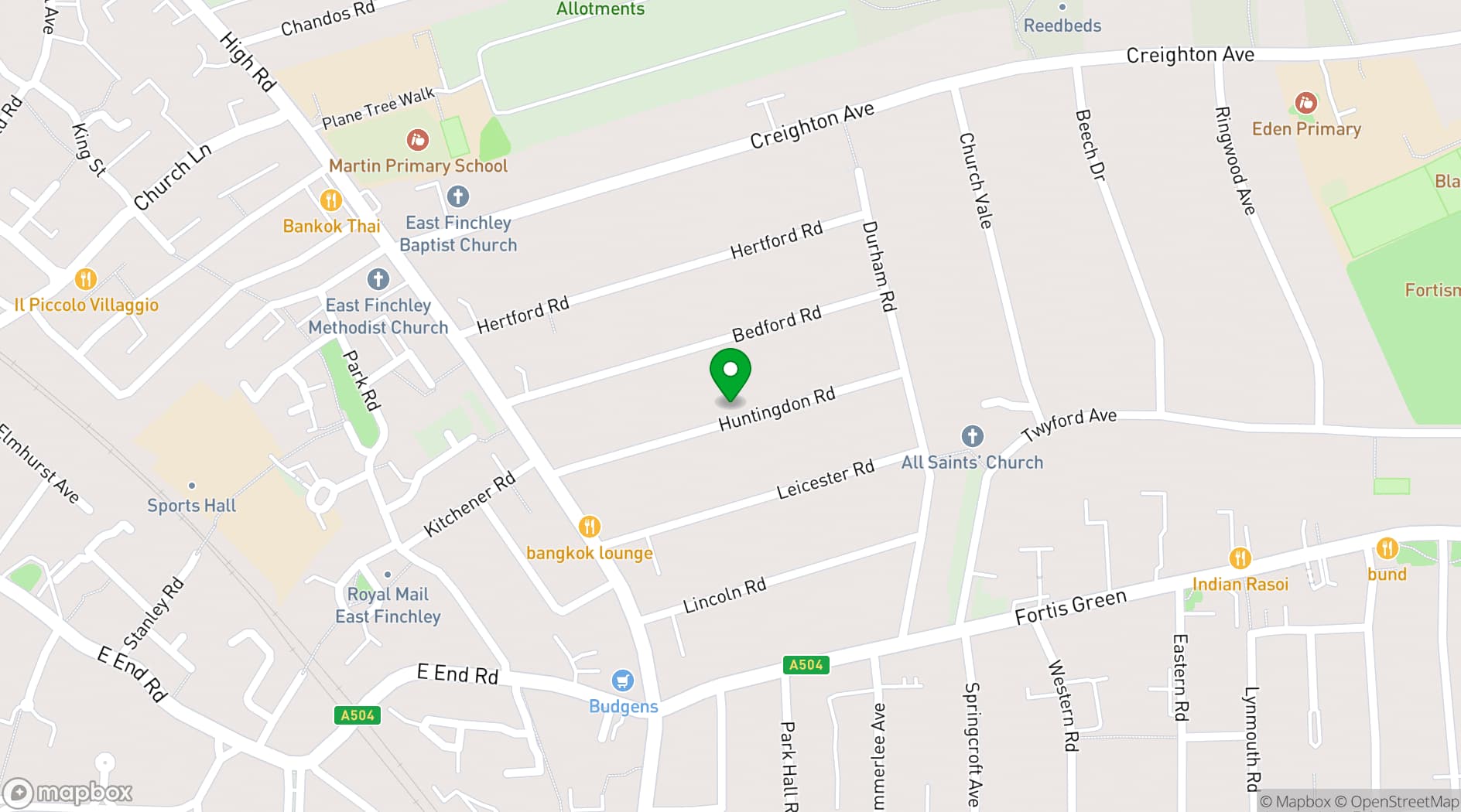 Map showing Beautiful home kitchen and cookery school