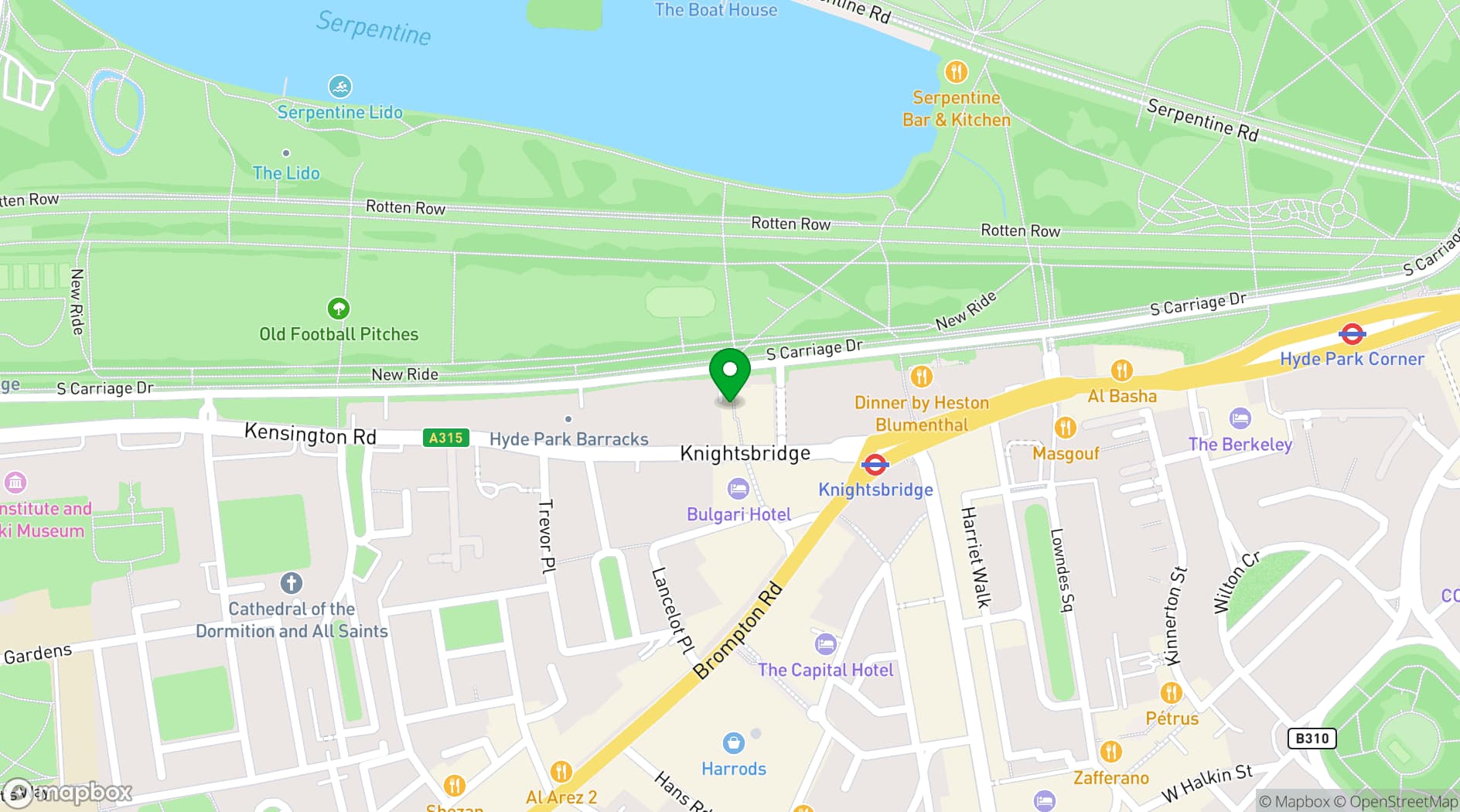 Map showing Co. London