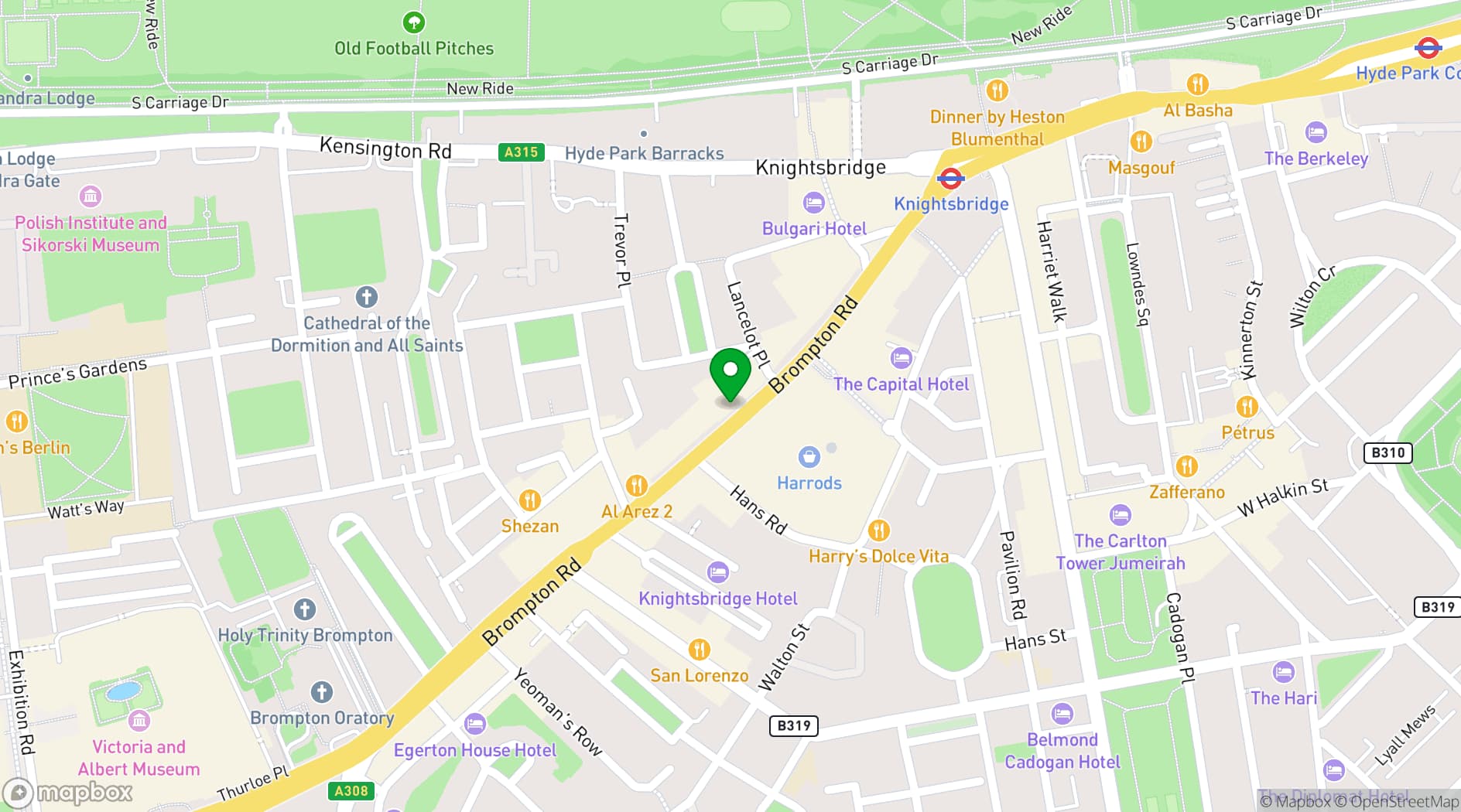 Map showing Paradox Museum London