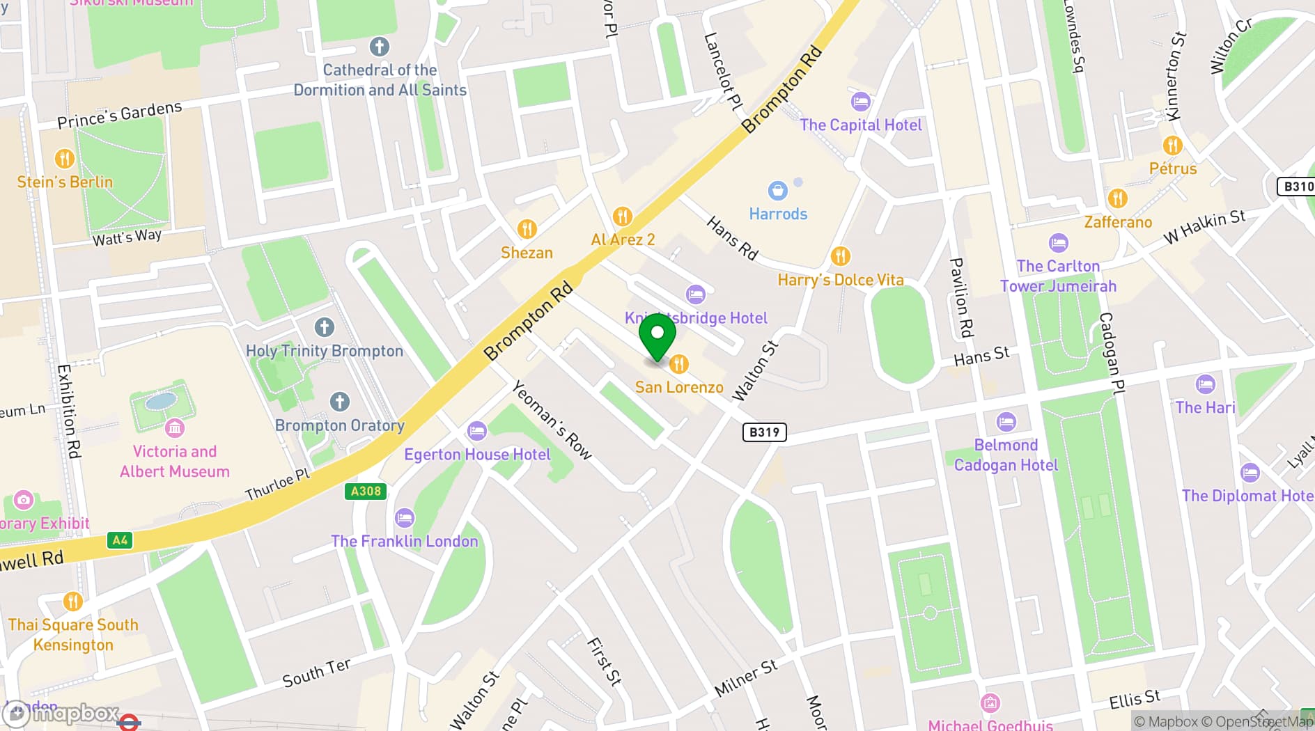 Map showing The Beauchamp