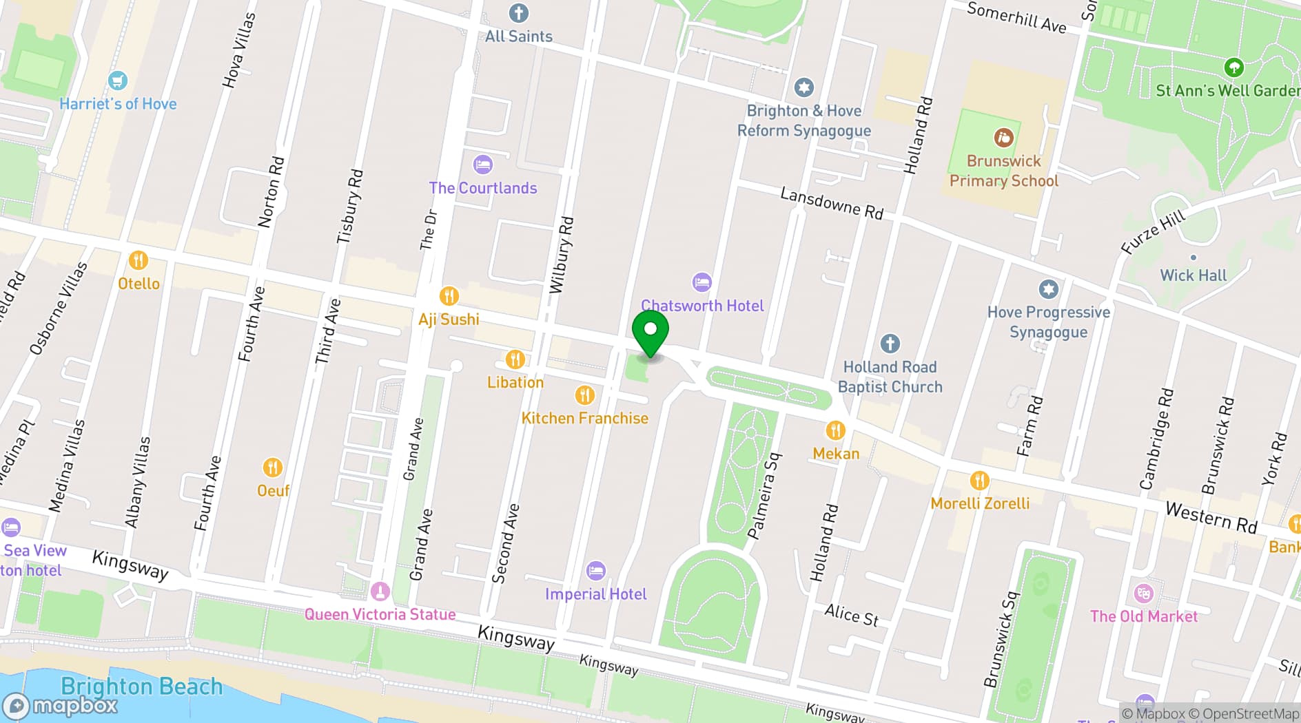 Map showing Cornerstone Community Centre