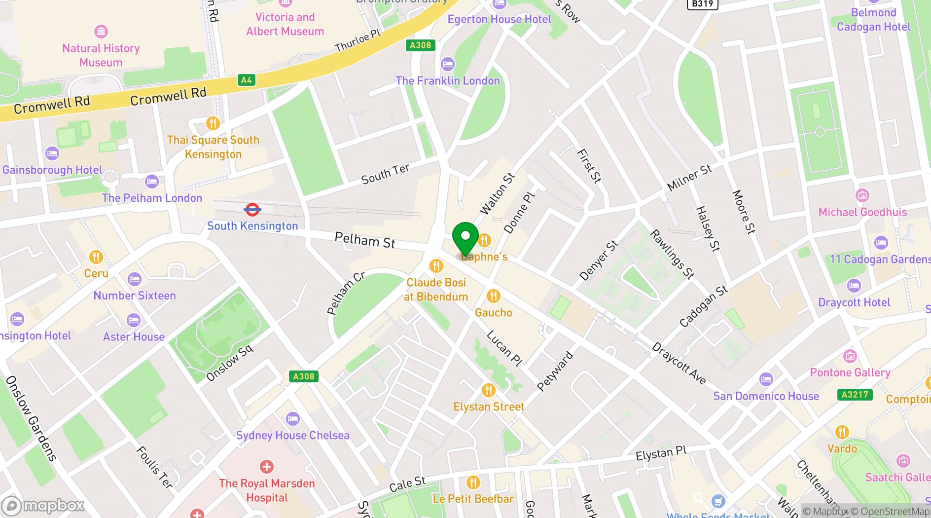 Map showing Eudelo