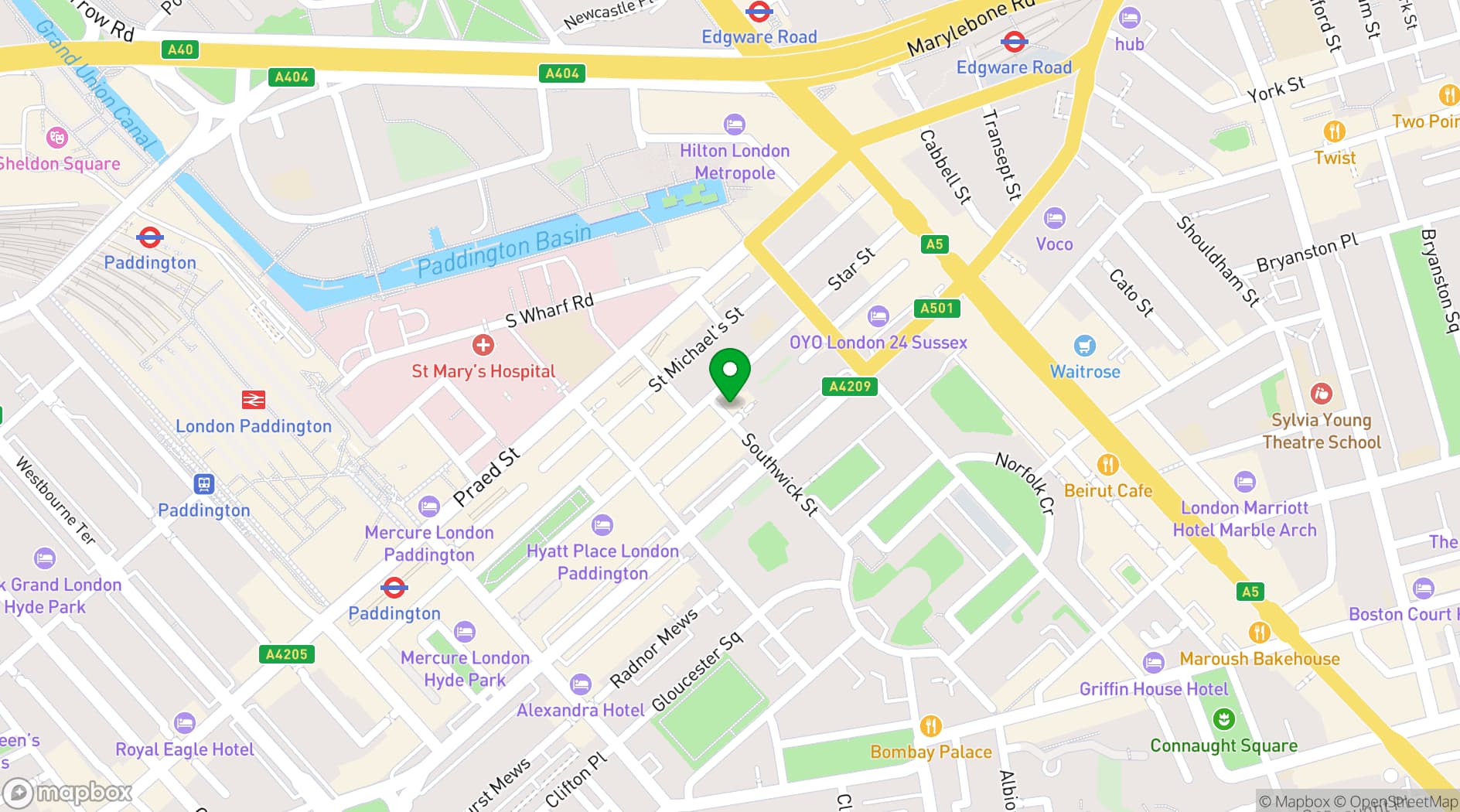 Map showing Southwick