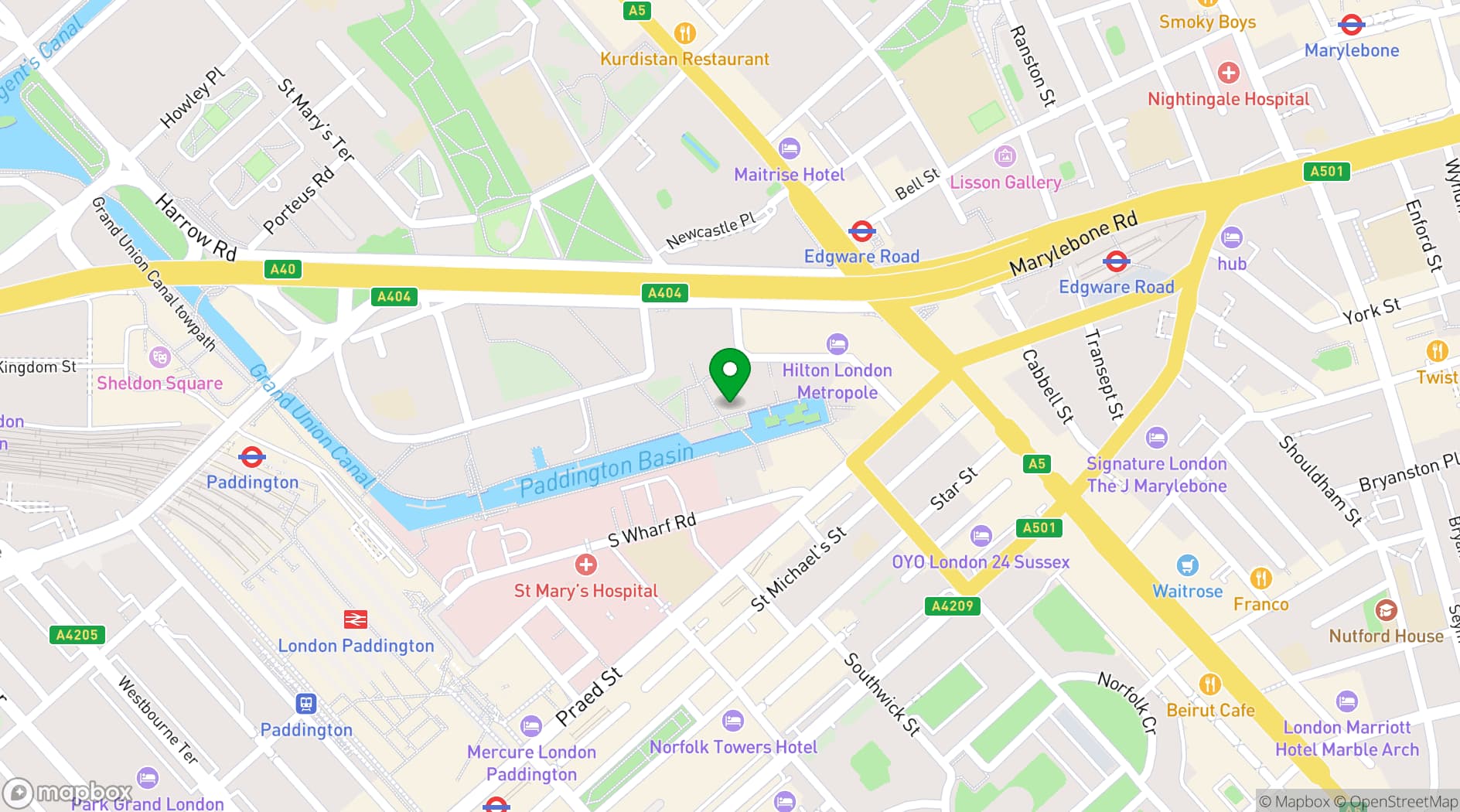 Map showing Lockhouse