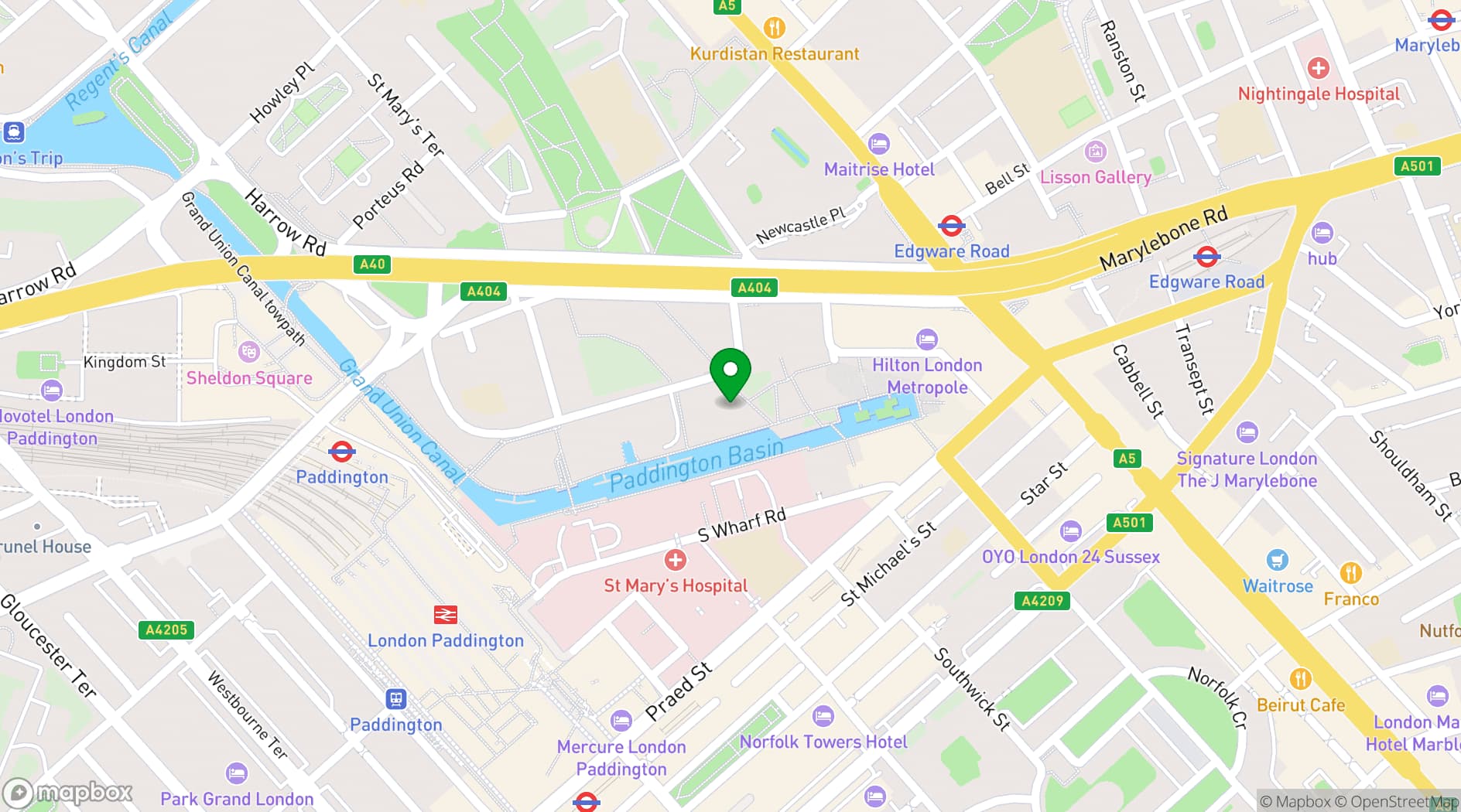 Map showing KuPP 