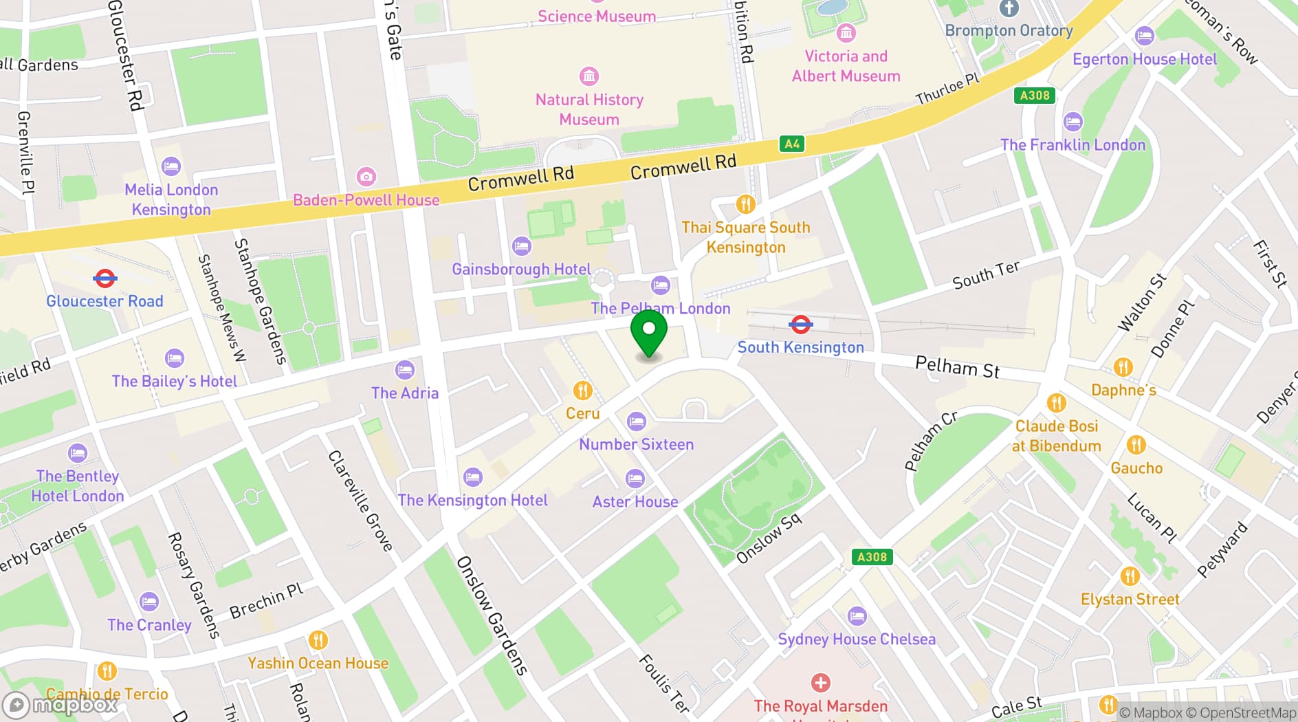 Map showing The Simon Lau Centre