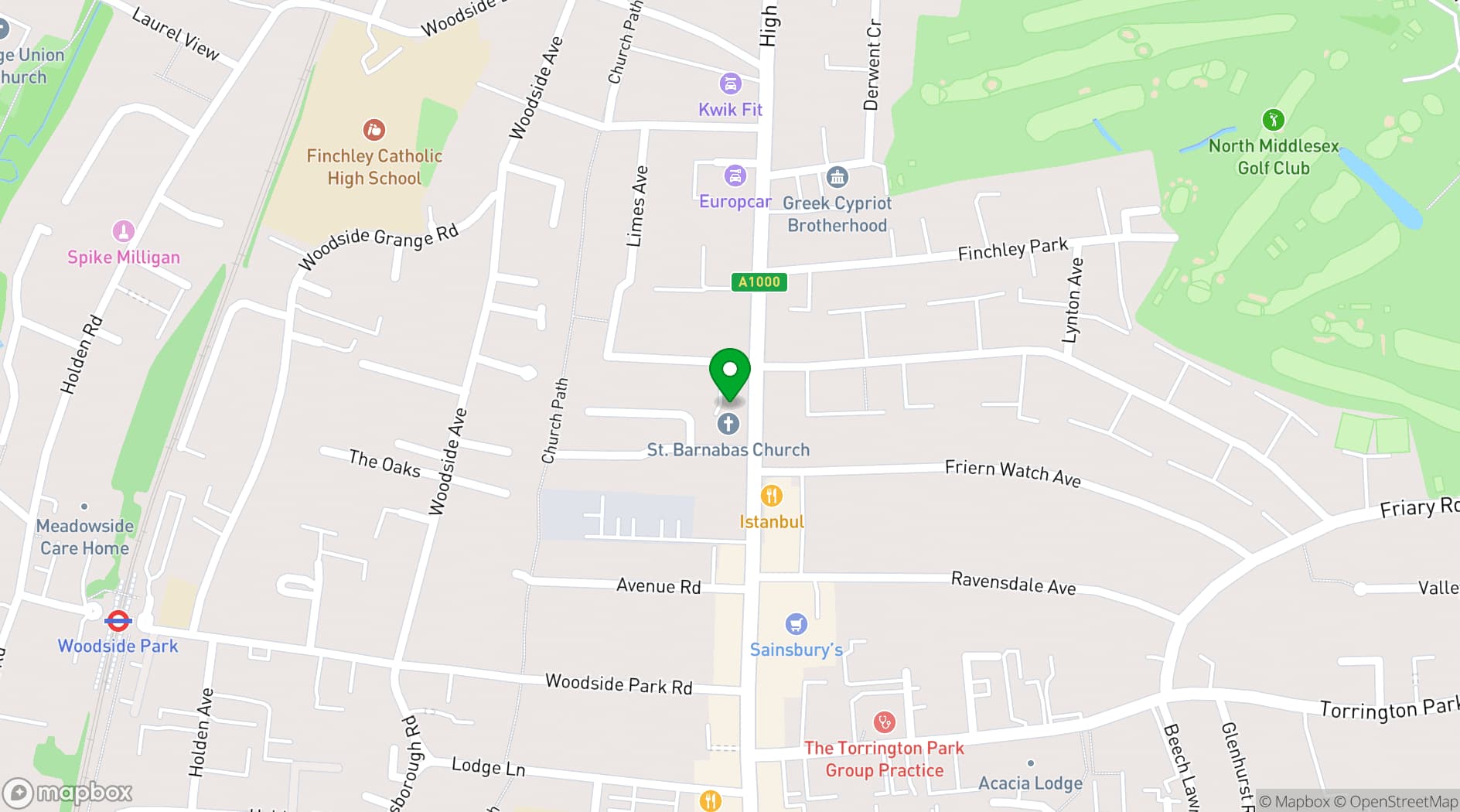 Map showing Solar House