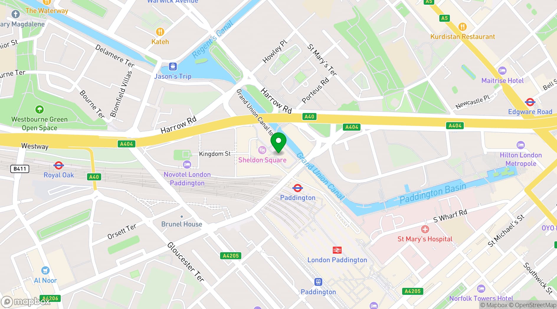 Map showing Smith's Bar & Grill