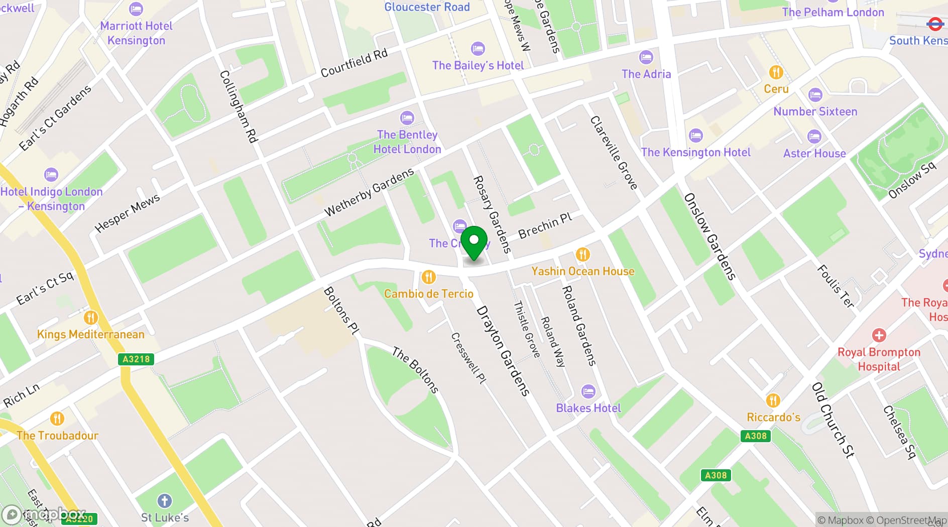Map showing Margaux