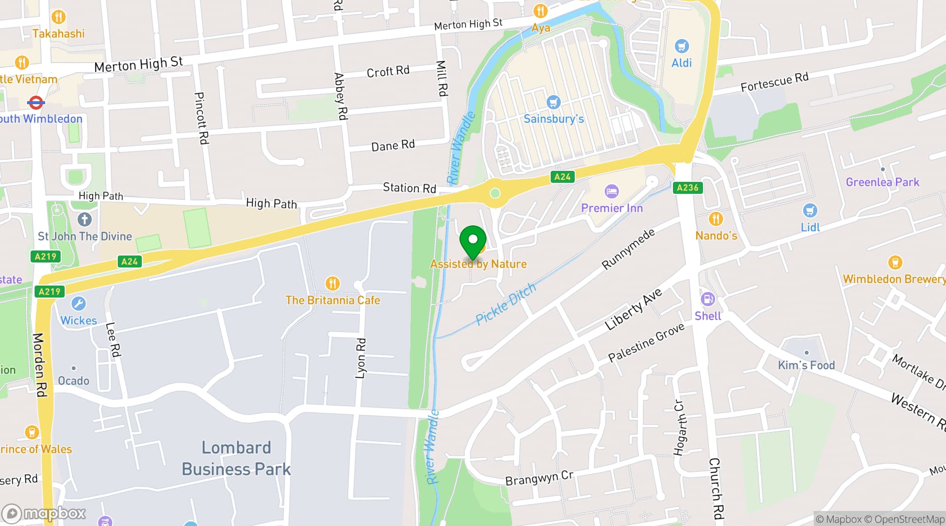 Map showing M.E.D Studio