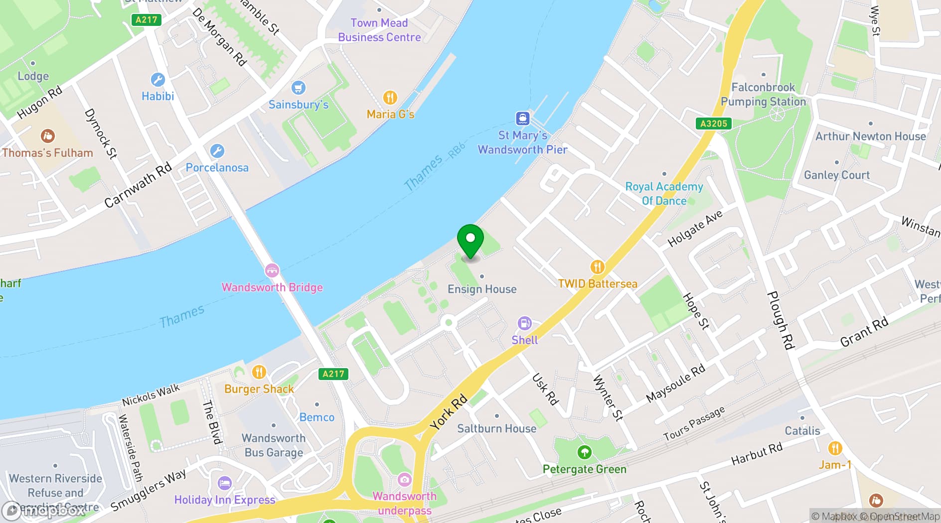 Map showing bbodance