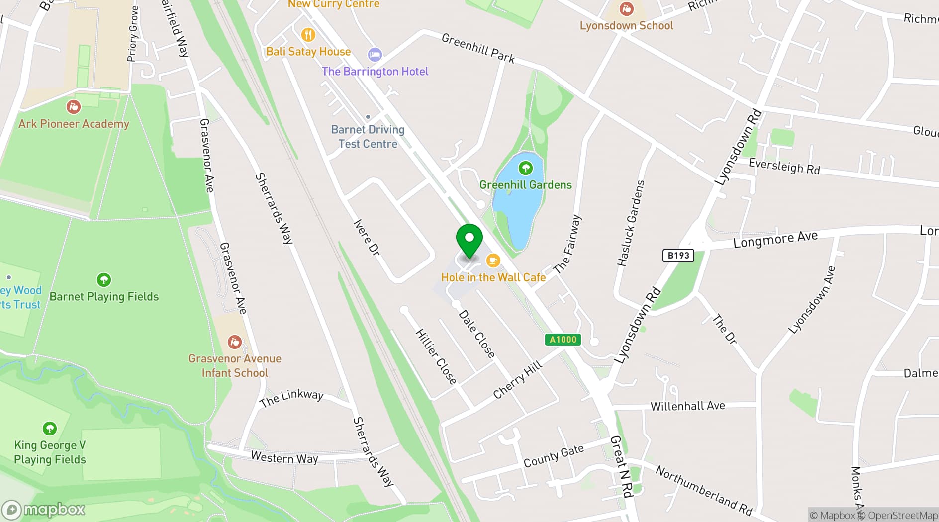Map showing Volume Unlimited