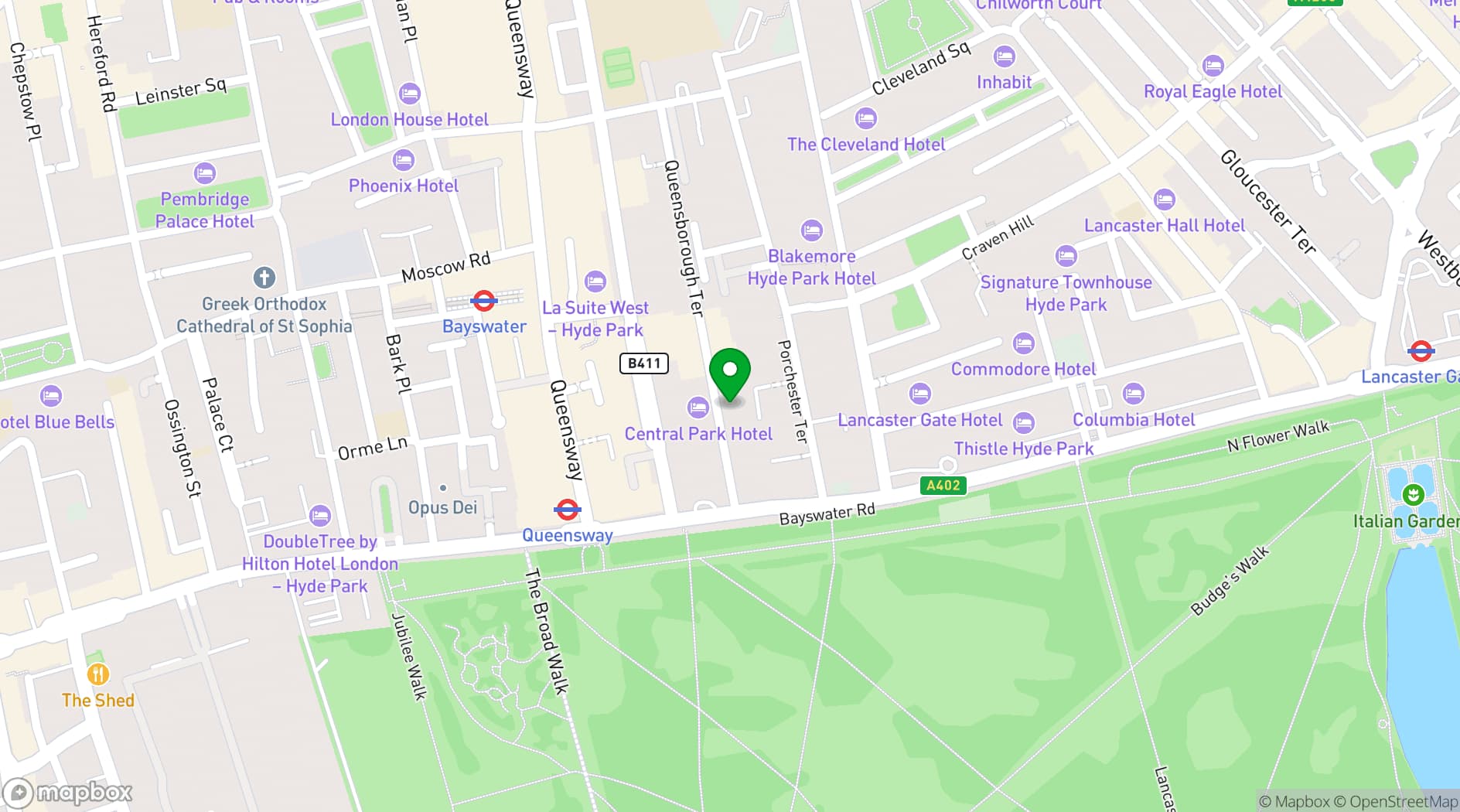 Map showing 72QT Guest House