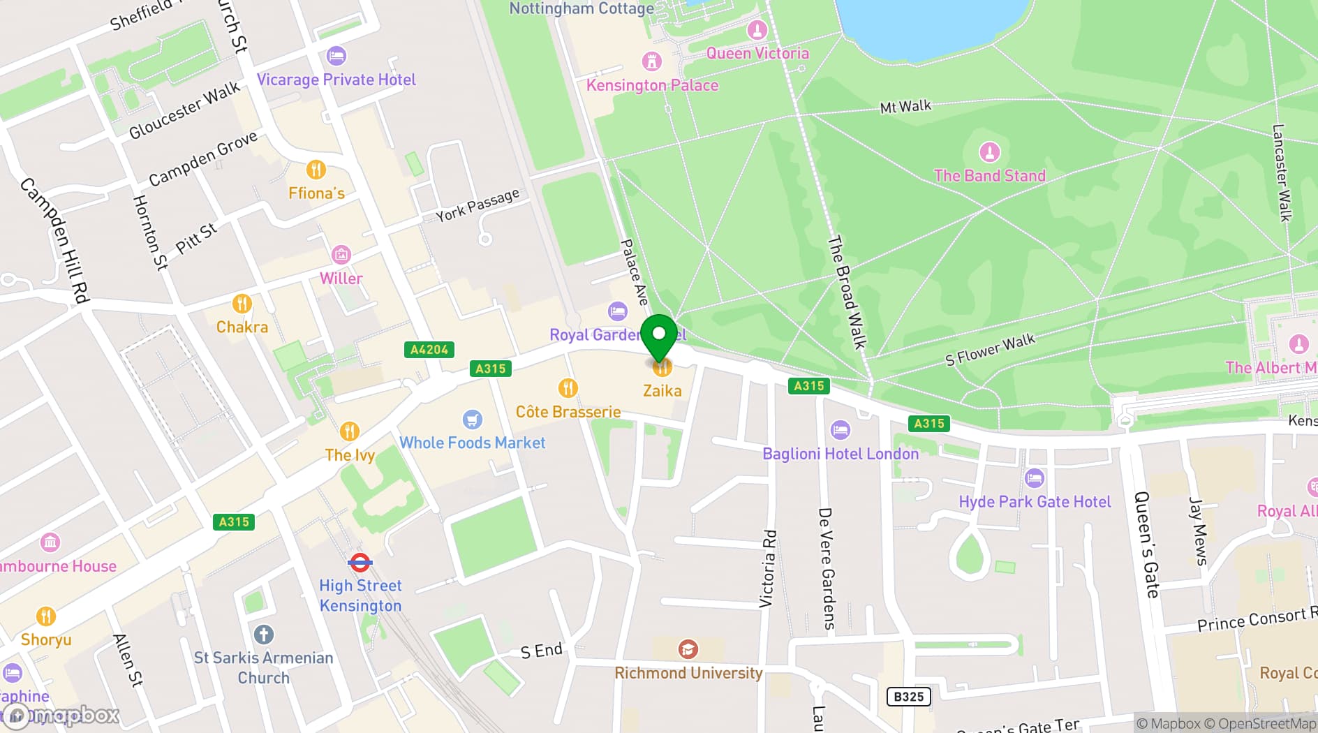 Map showing Jako London 