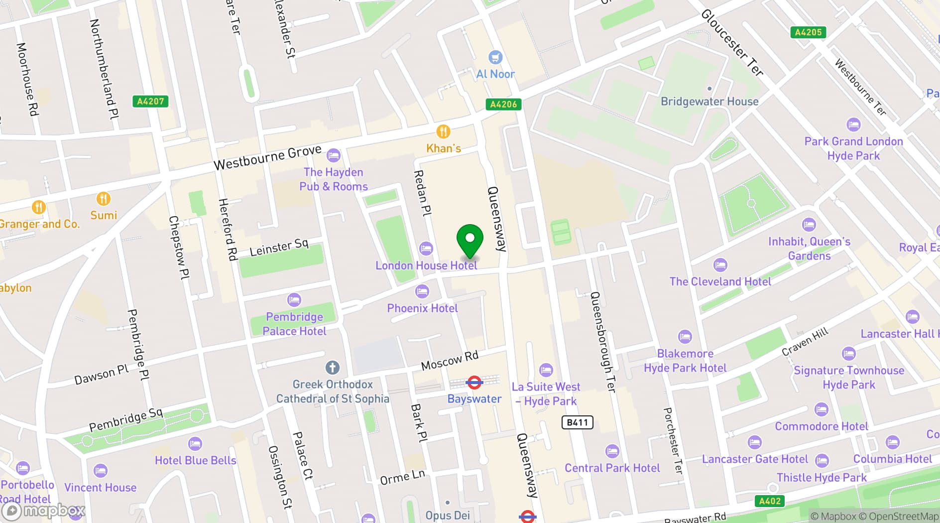 Map showing The Whiteley