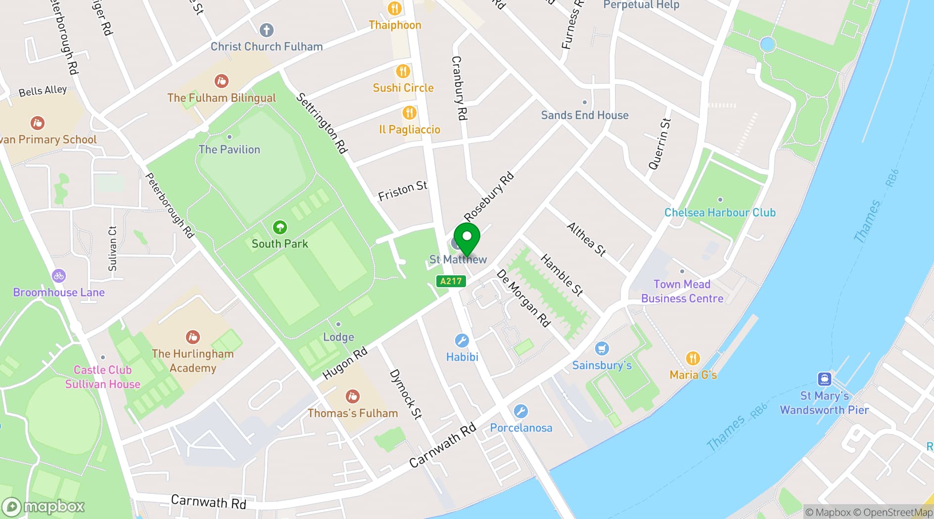 Map showing The Light House