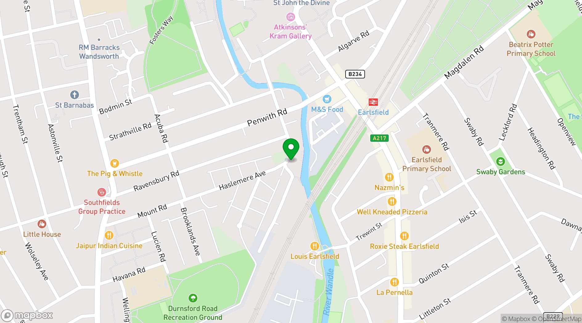 Map showing Pique Café