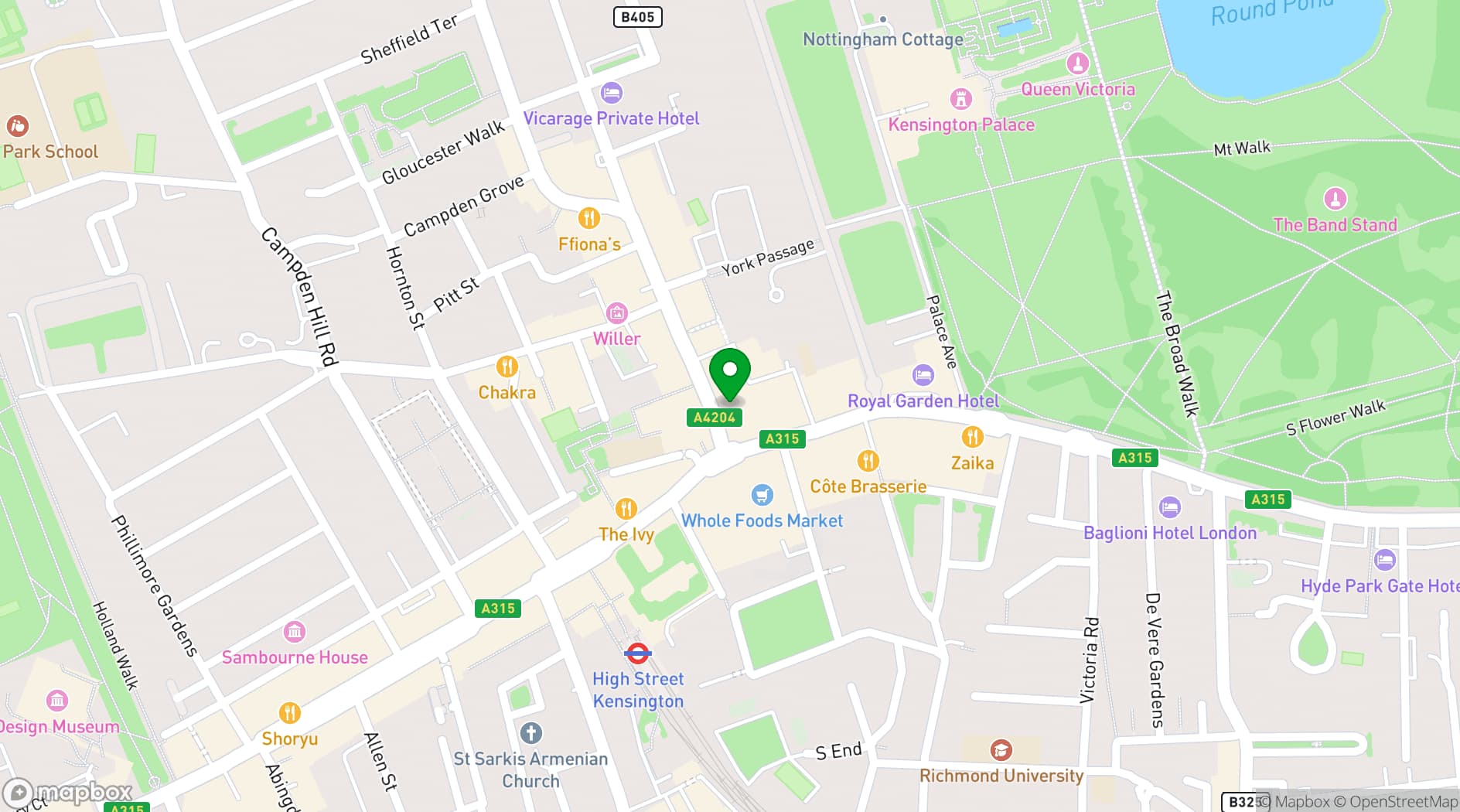Map showing Ginsen Clinic
