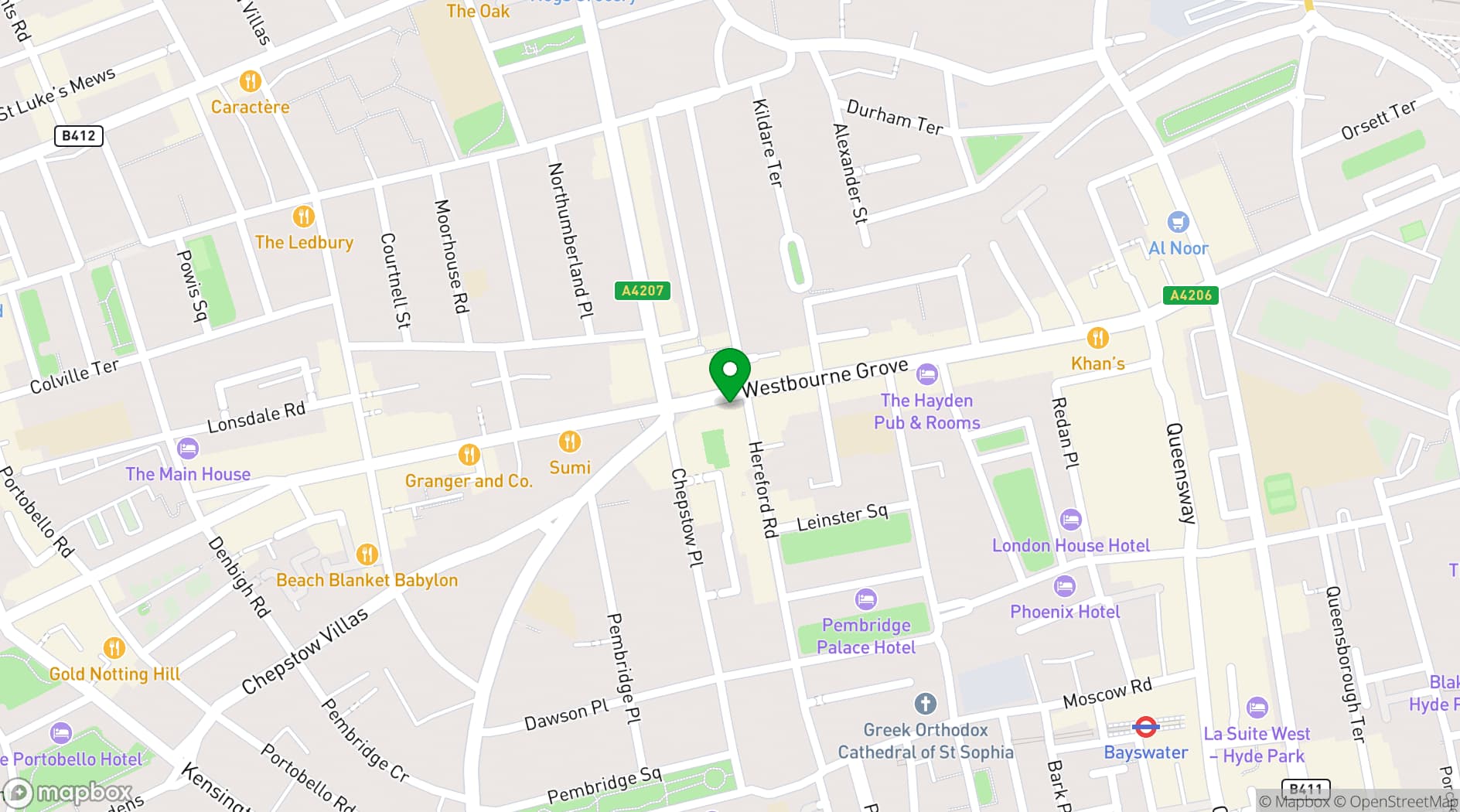 Map showing Botwa