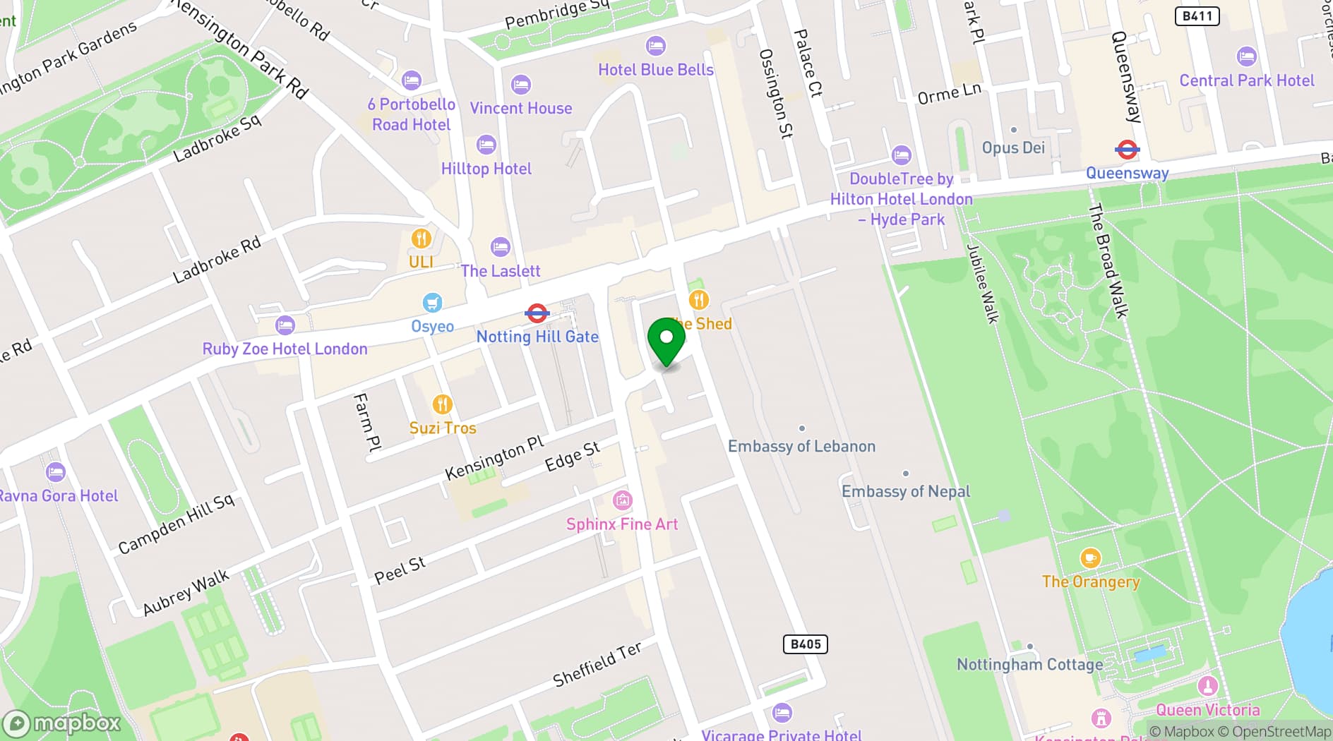 Map showing Feelium