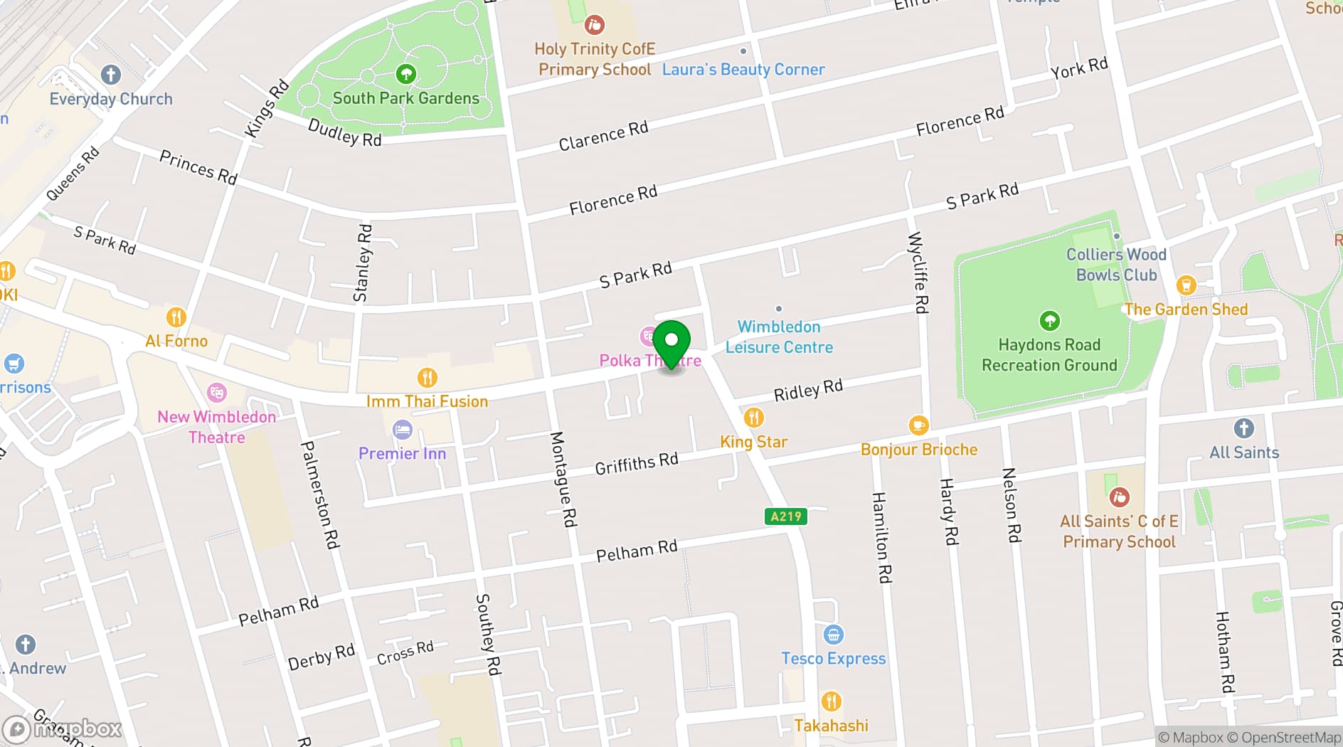 Map showing Bombay Delight