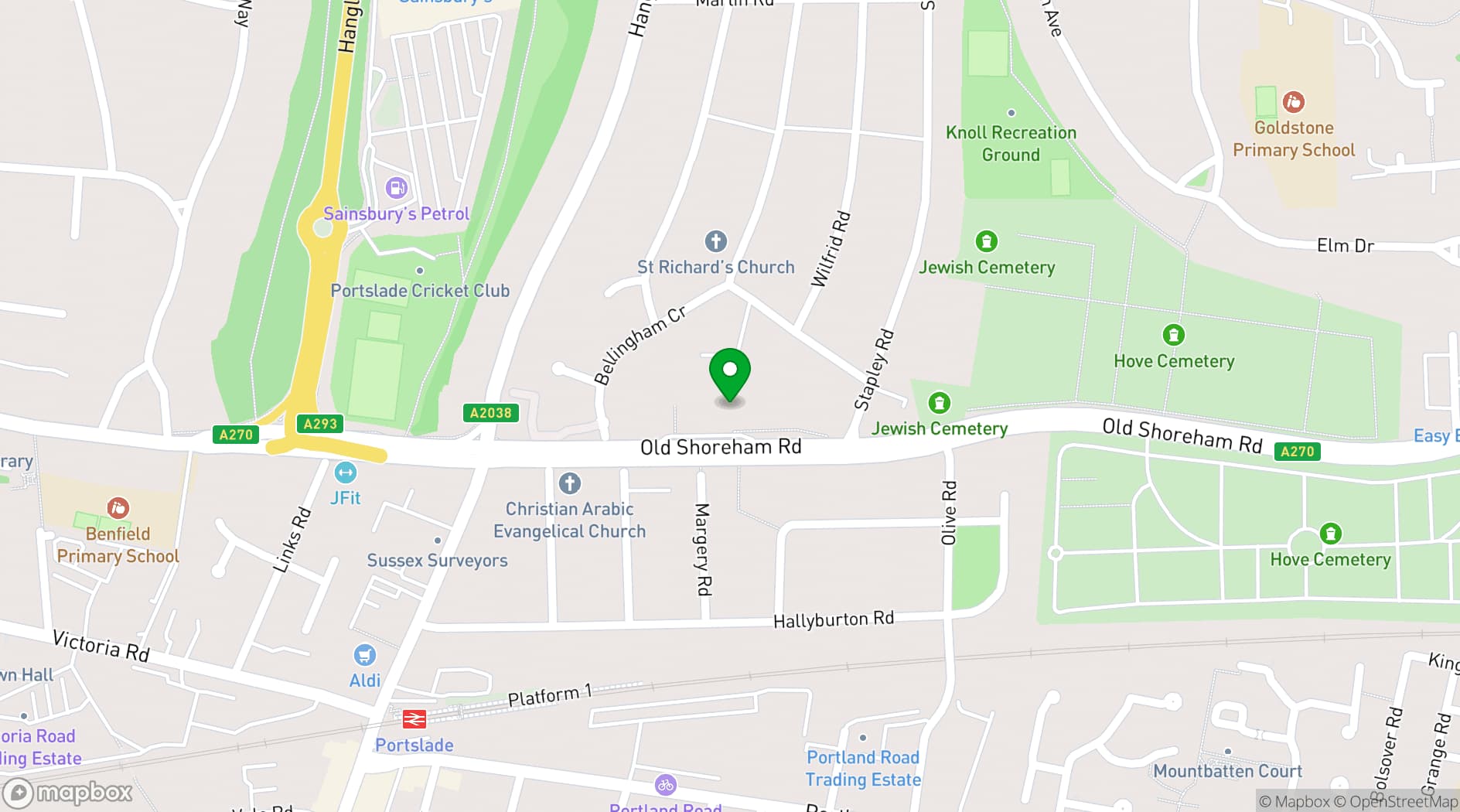 Map showing Streetfunk Studios