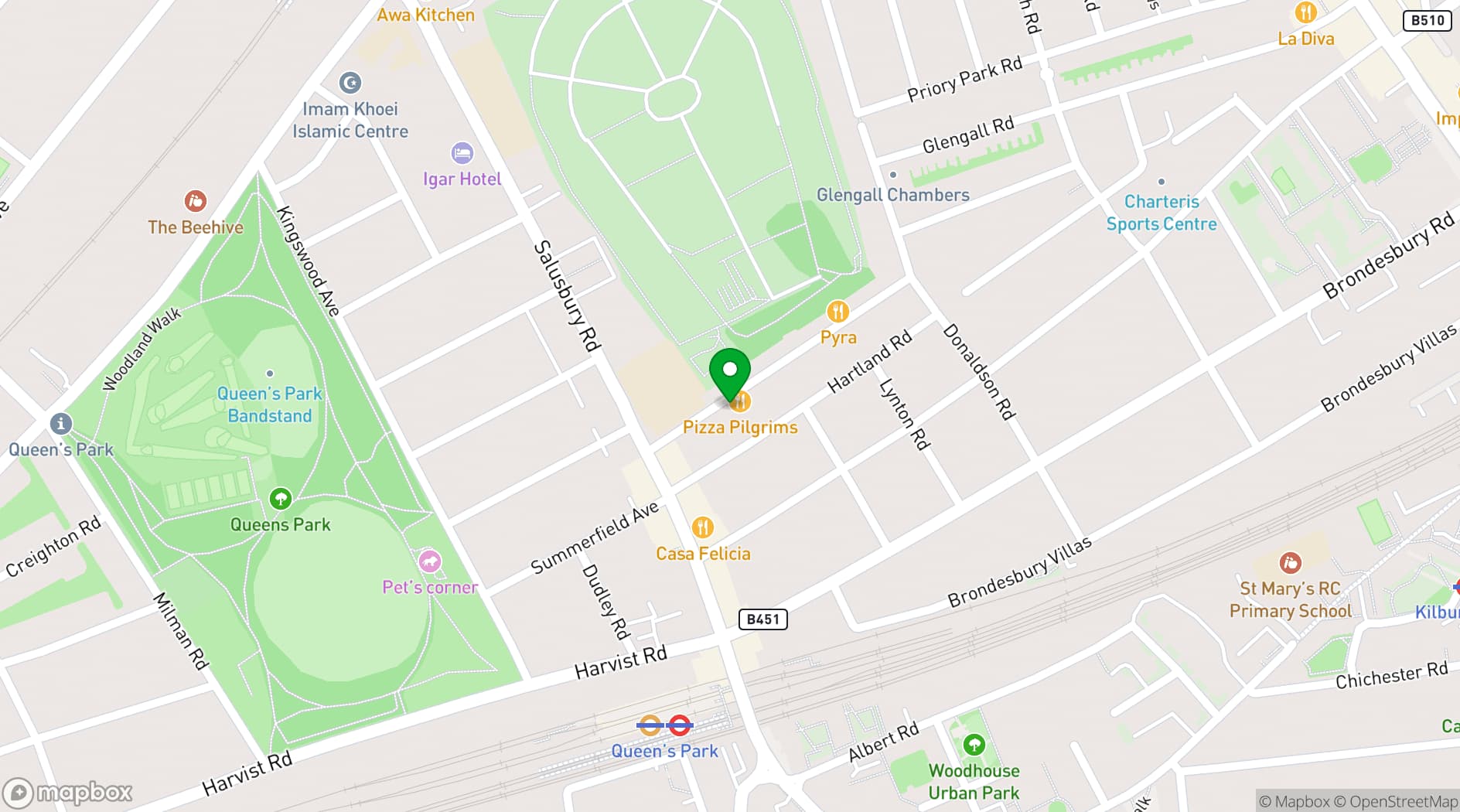 Map showing Moot