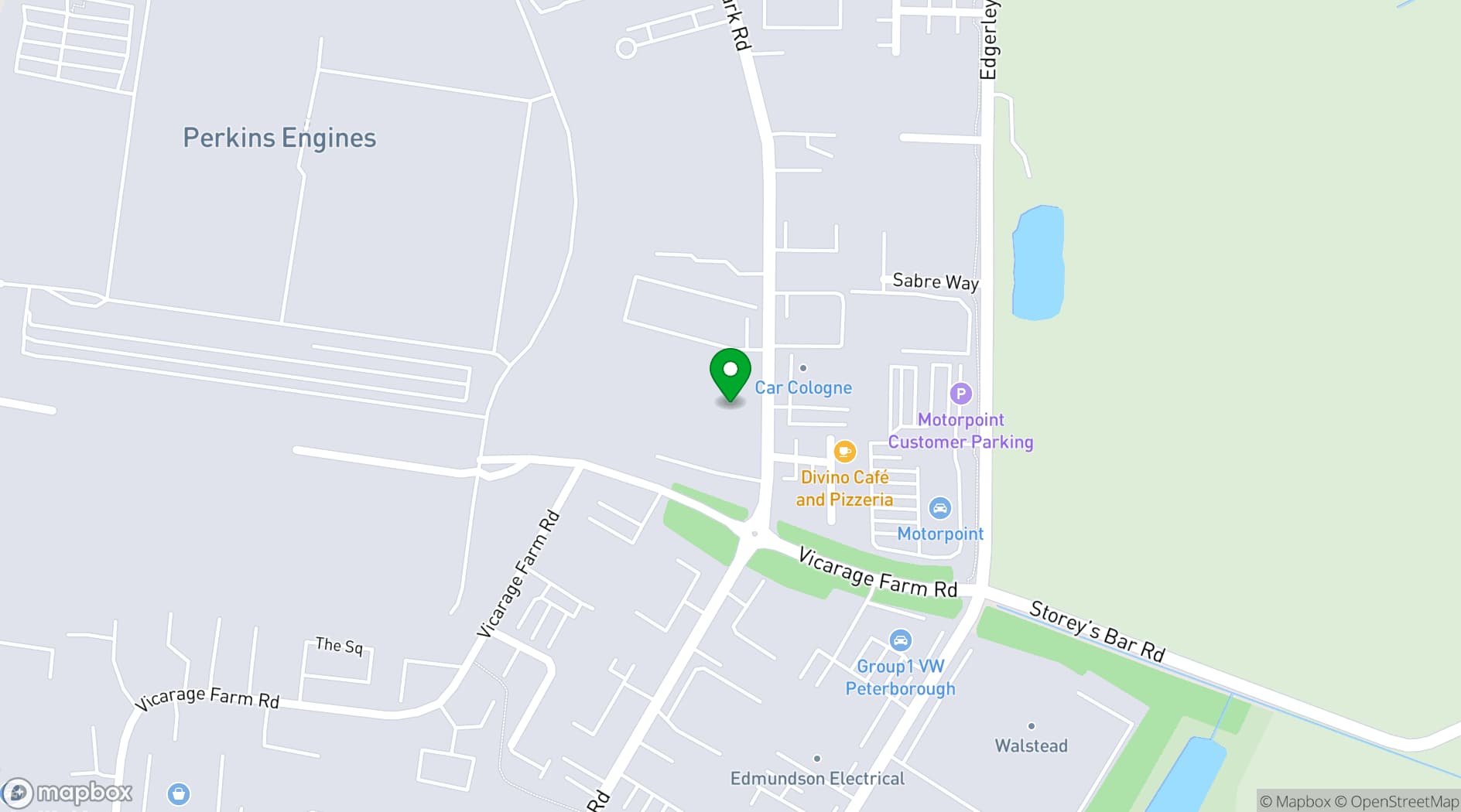 Map showing Pinnacle House