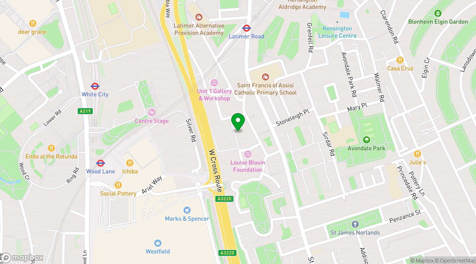 Map showing Wellness 360