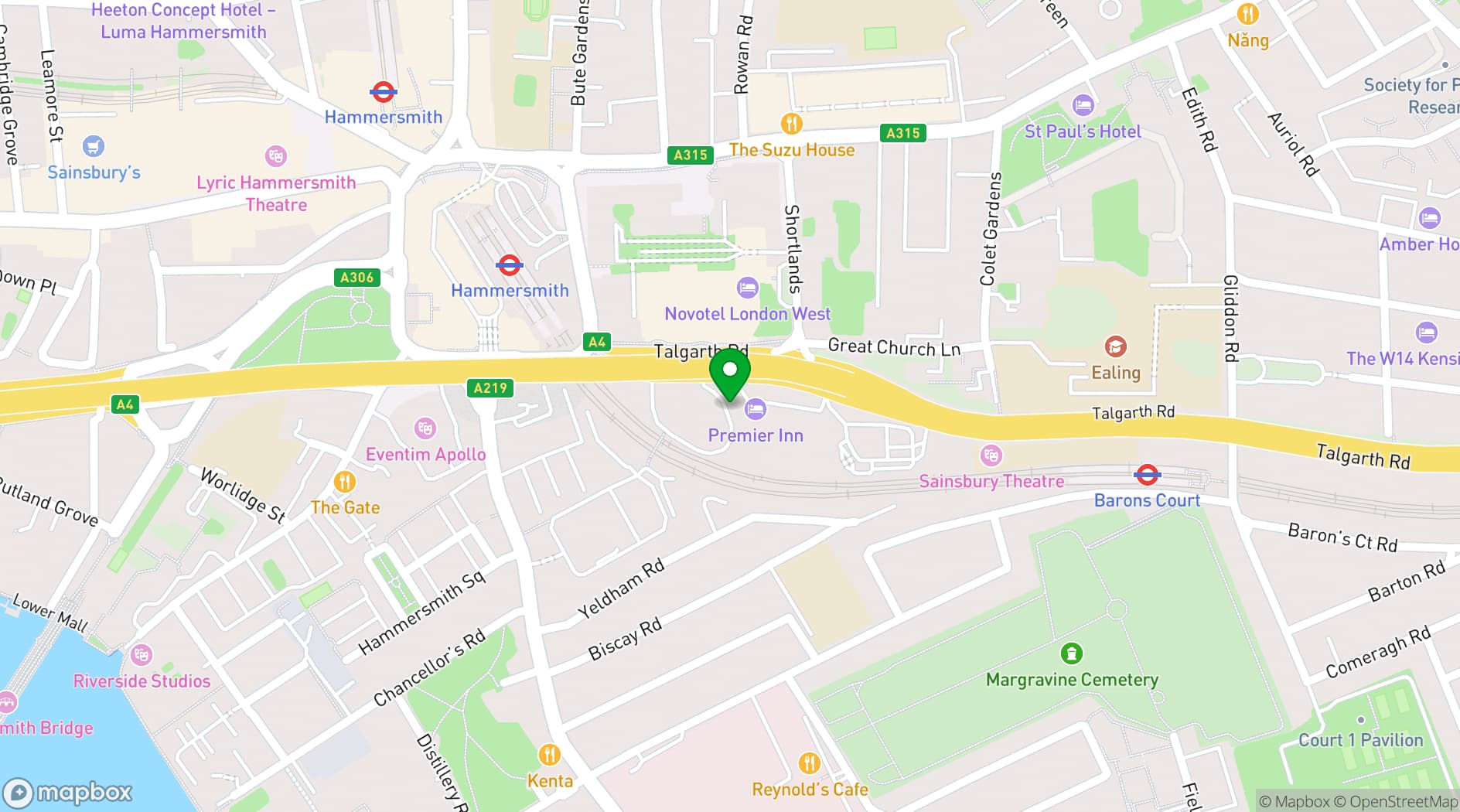 Map showing SCRUM Studios