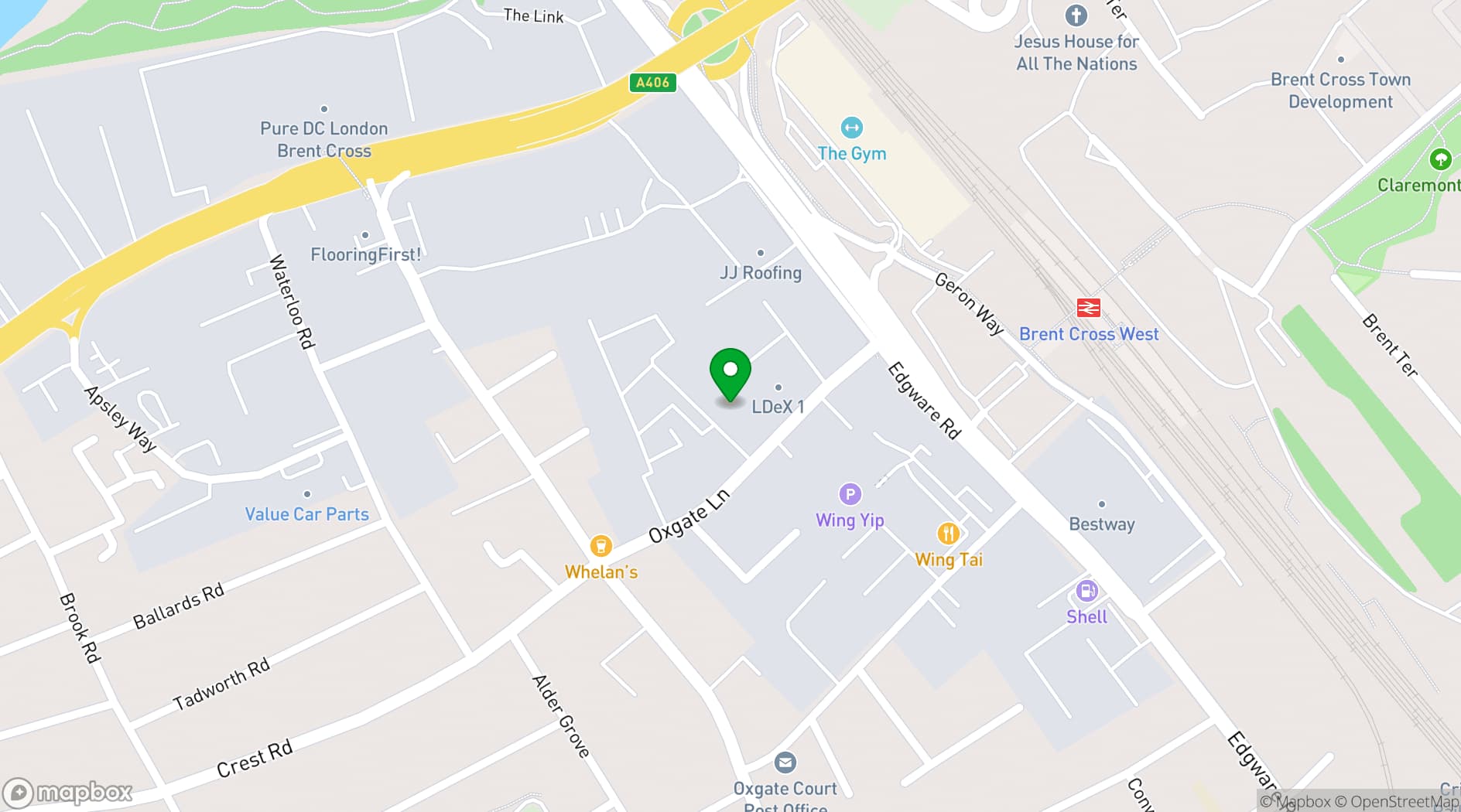 Map showing SK Studio