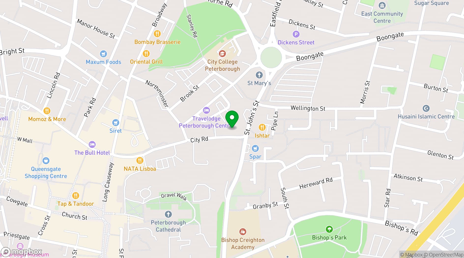 Map showing Regus