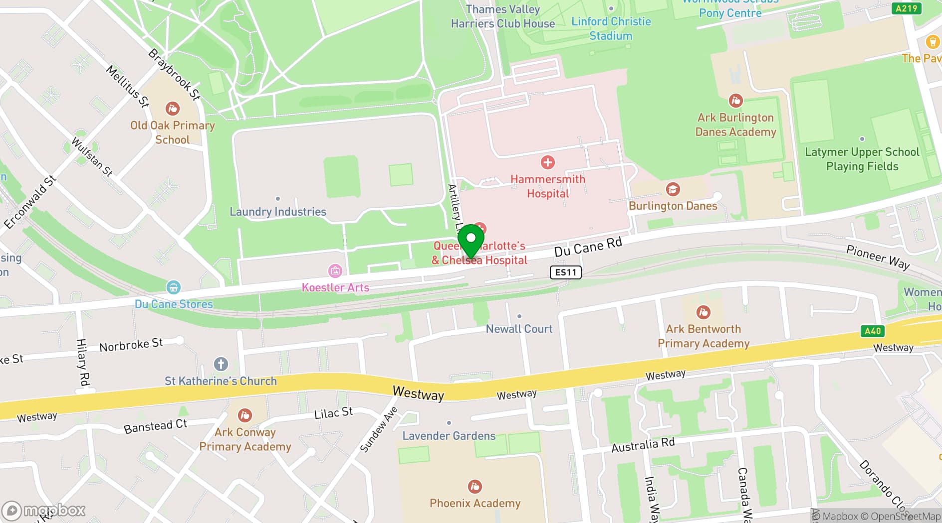 Map showing W12 Conferences
