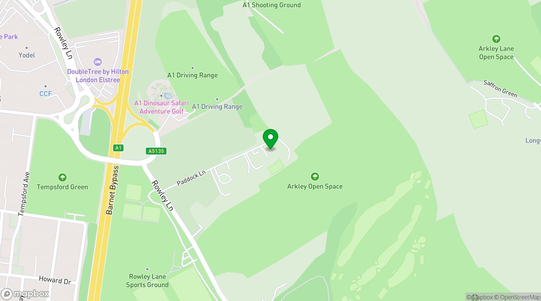 Map showing It's All Glow Events Ltd.