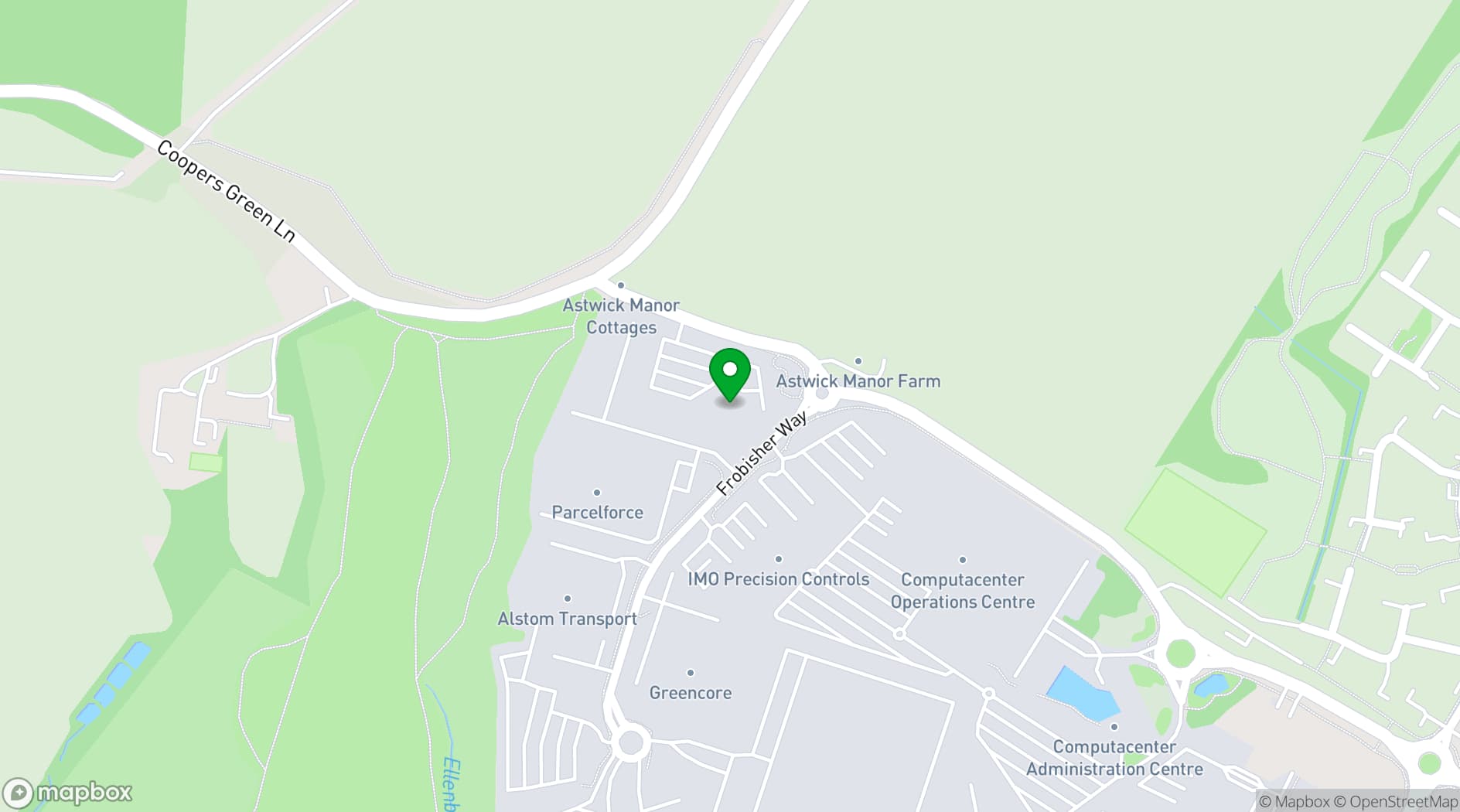 Map showing The Forum Hertfordshire