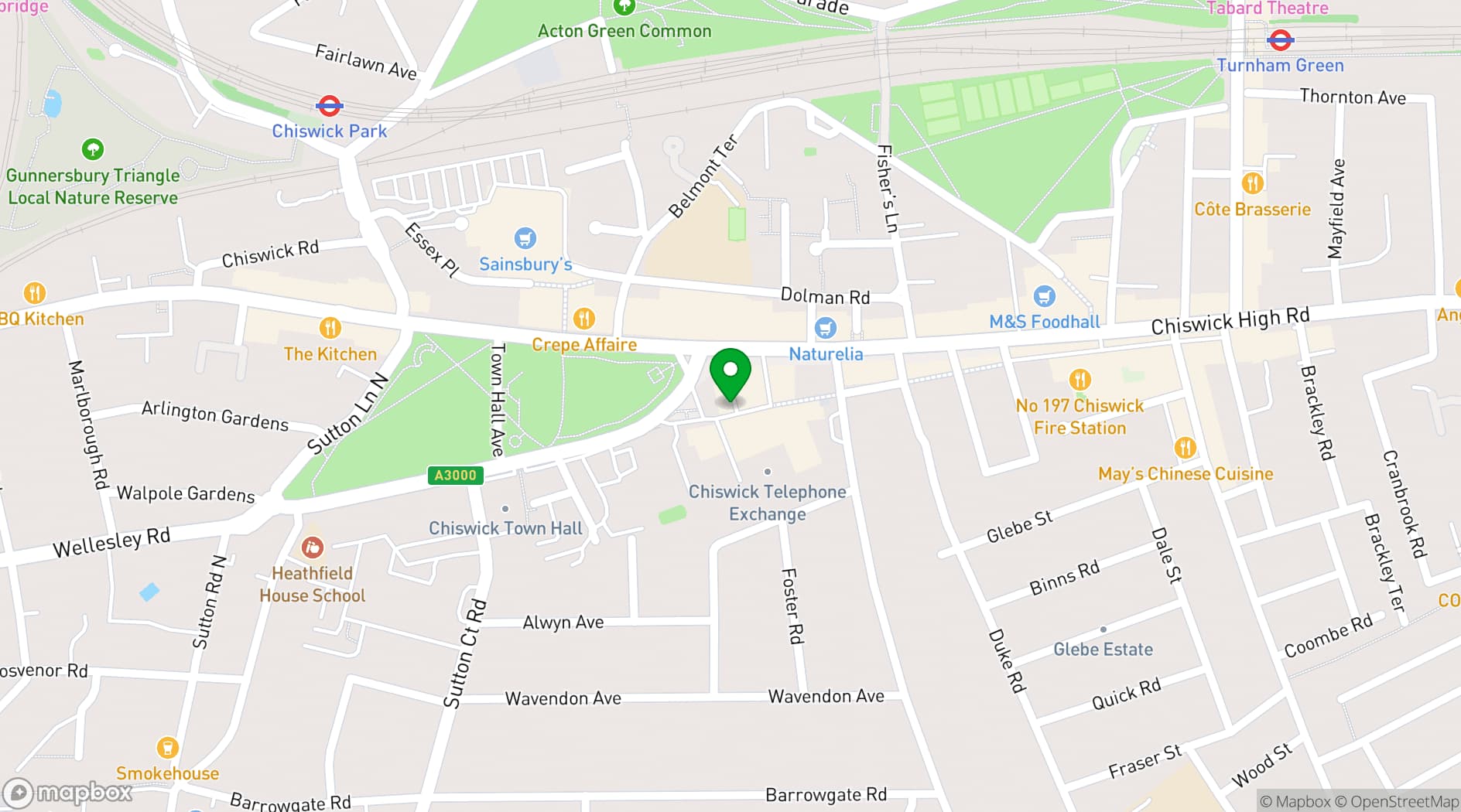 Map showing The Lamb